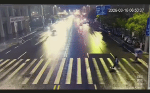 斑马线不减速，不让行，全责了吧。可惜了行人。