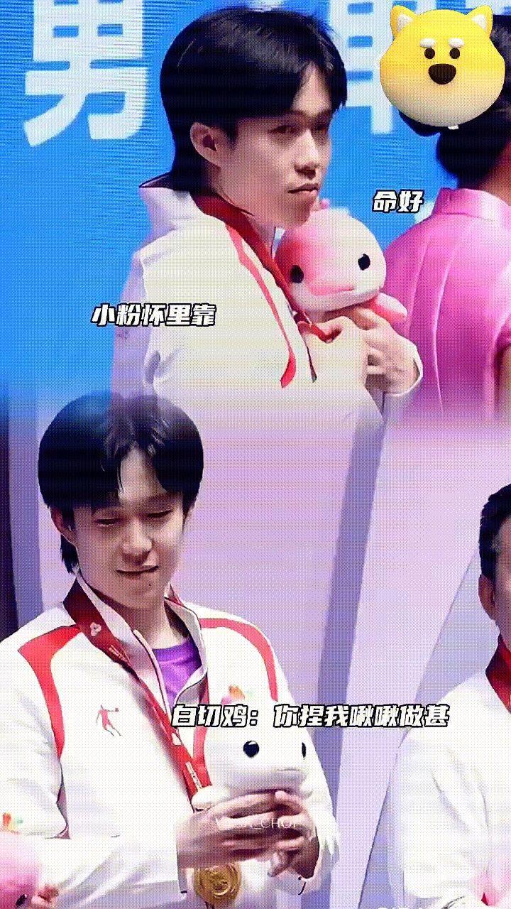 大湾区顶流可爱样都快
头哥的双标现场，粉色大湾鸡和白切大湾鸡在他手里待遇真不一样