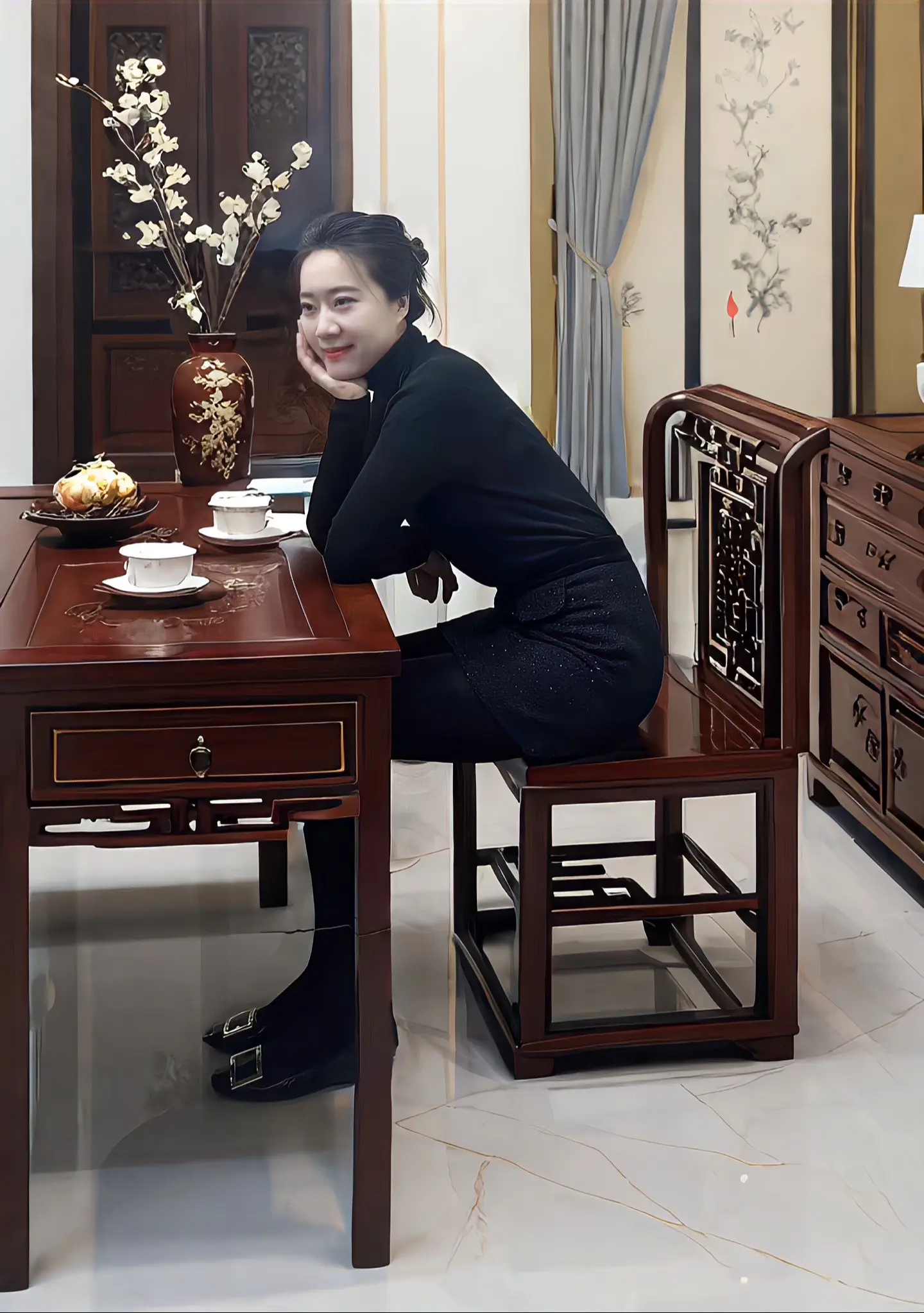 一张国泰民安的脸