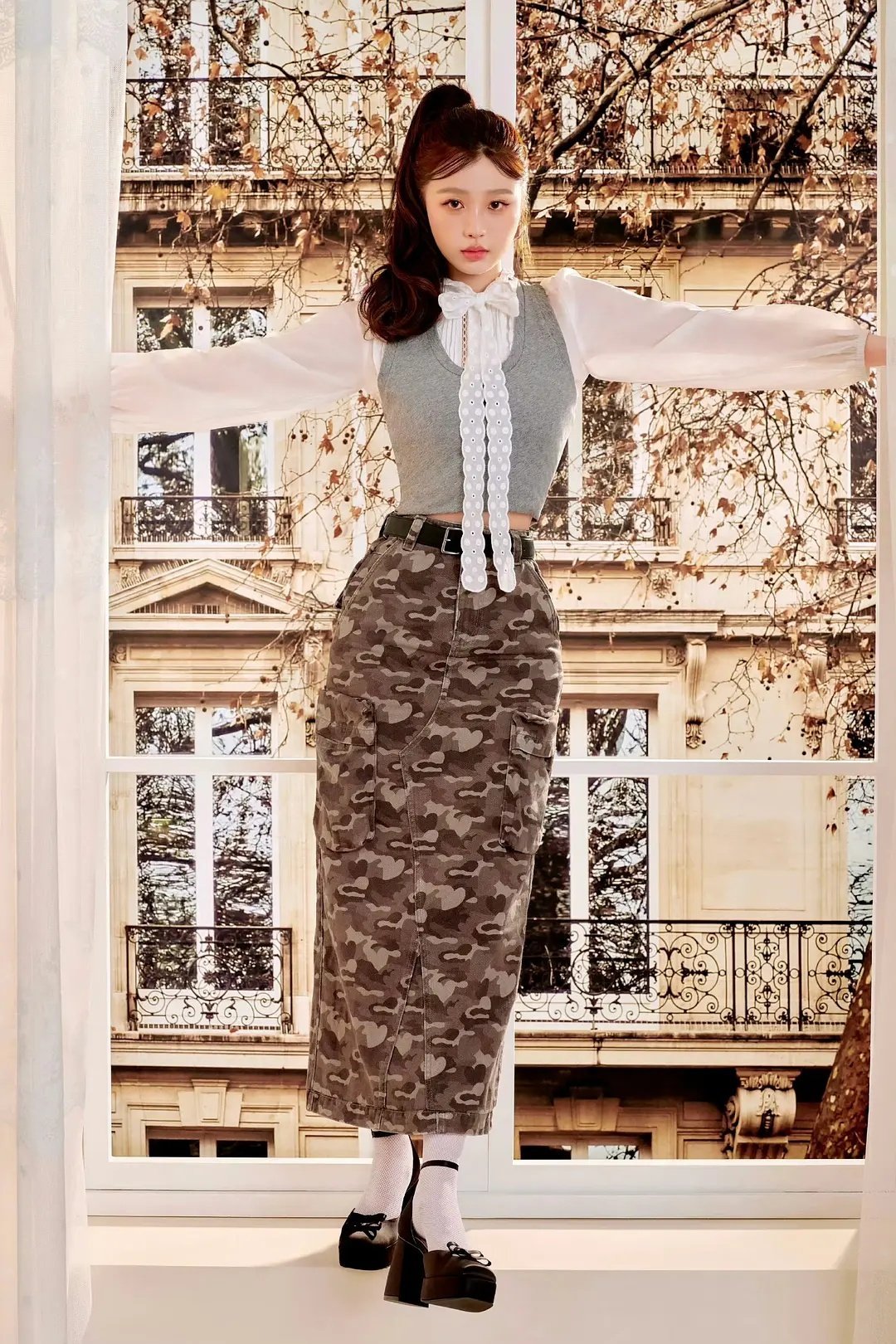 虞书欣这张图太像她偶像Jennie了，模仿偶像的一生啊 ​​​