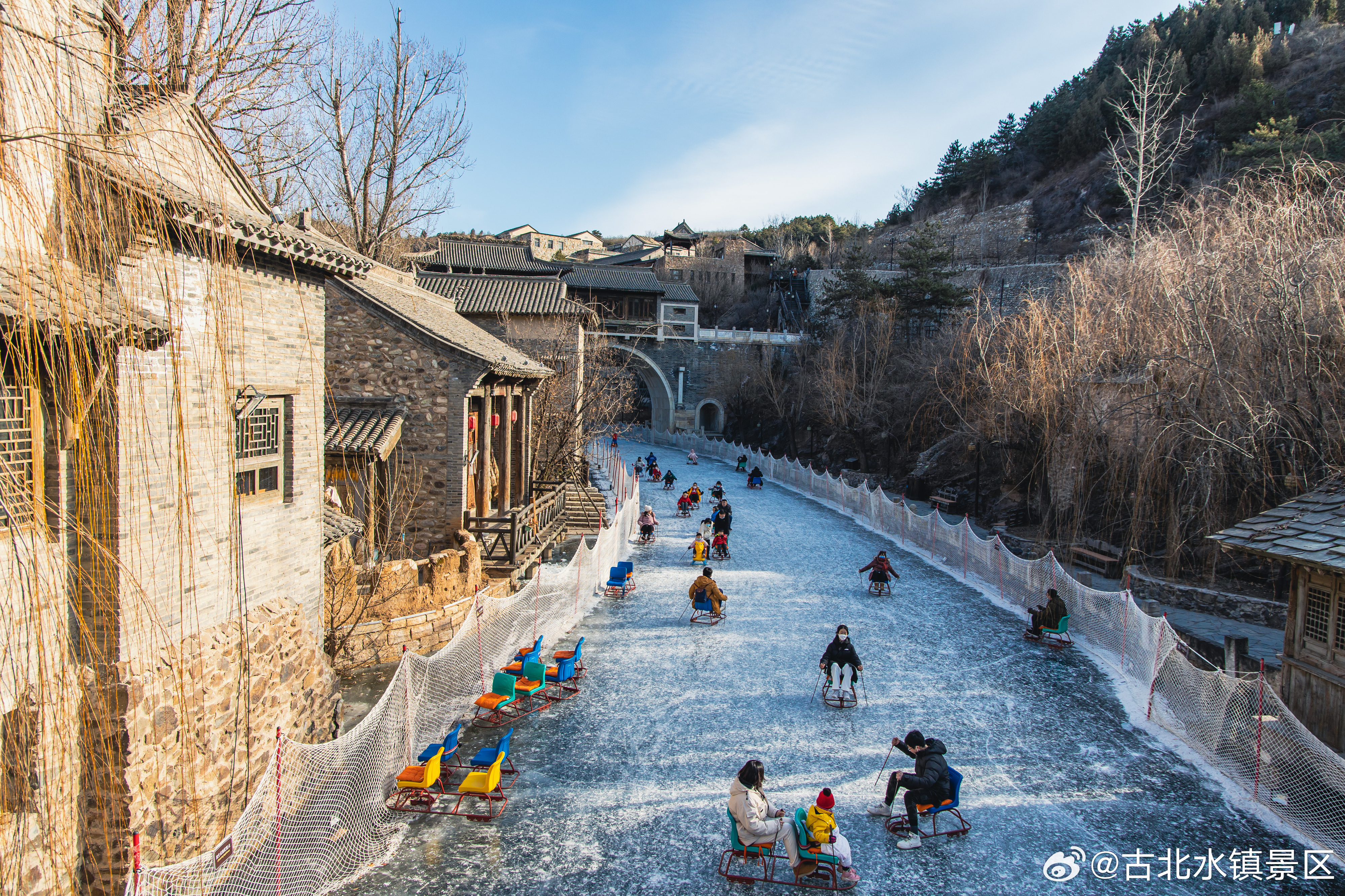 晨光是最好的重启键抓住今天，去靠近那些让你发光的事早安，宝子们～#古北水镇# #