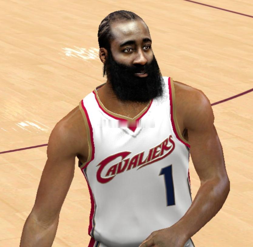 2K14  詹姆斯-哈登 面补 PLAYOFFS_LOOK 