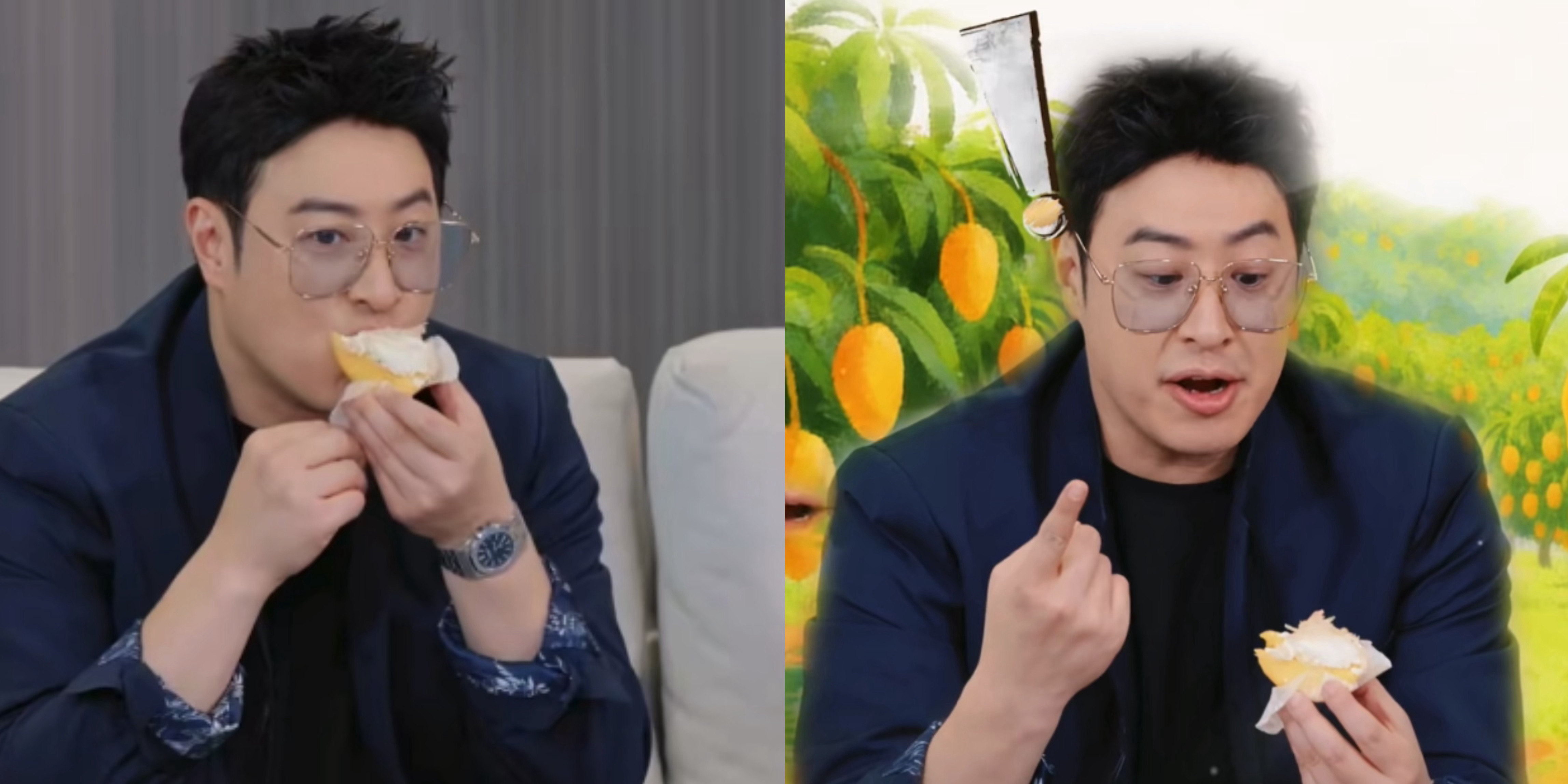 潘玮柏液断就是夜里不断地吃饭 哈哈哈哈这个笑点我可以循环播放一百遍，潘玮柏就是全