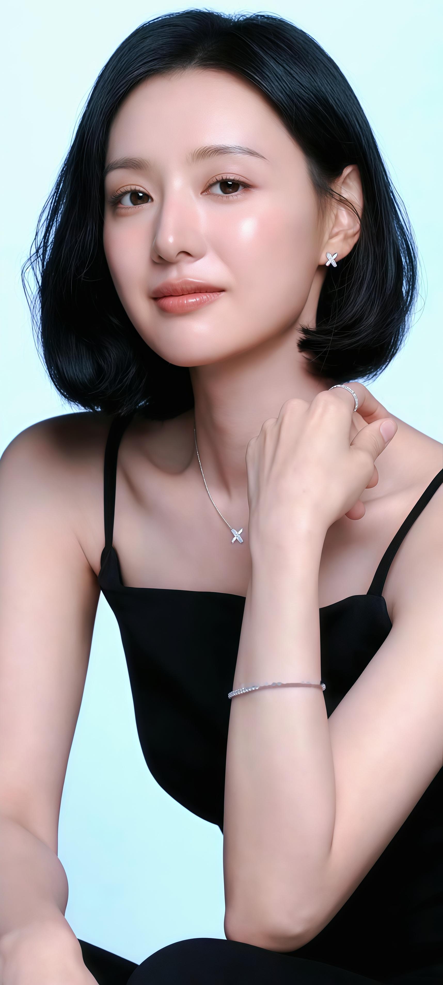 金智媛蓝色系头像壁纸女神如此权威的公式照 ​  ​​​