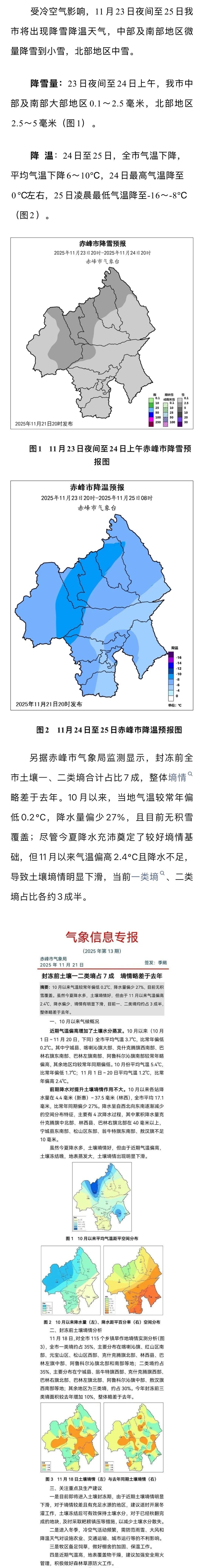 降雪！降温！墒情较去年有这些变化 ​​​