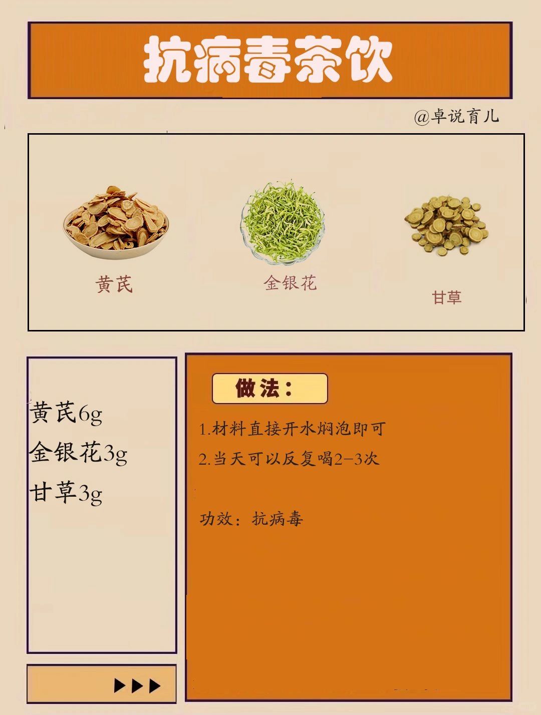 中医爷爷给的抗🦠小茶方
