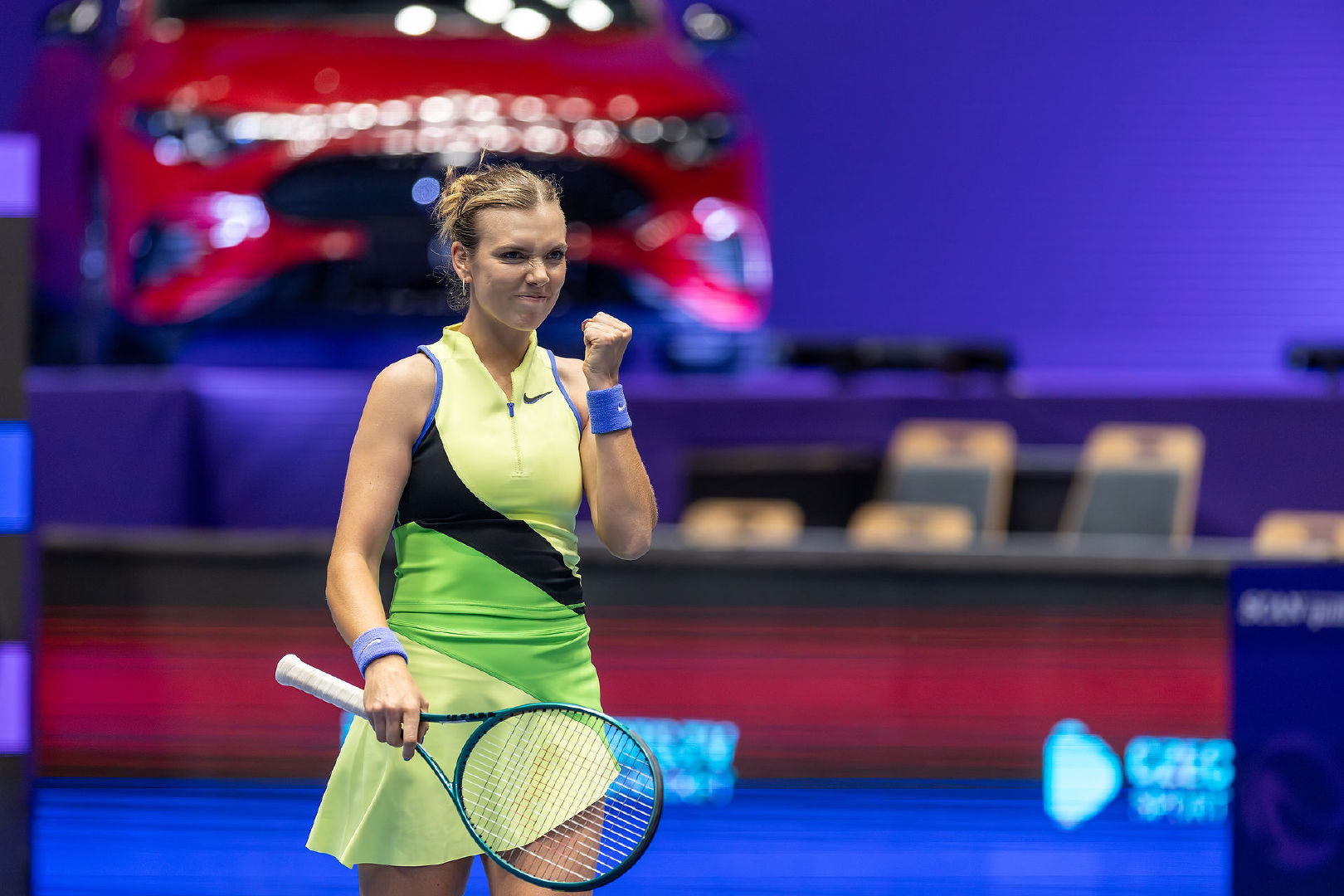 博尔特重返WTA决赛💪WTA250俄斯特拉发站半决赛，博尔特以6-1 6-3击