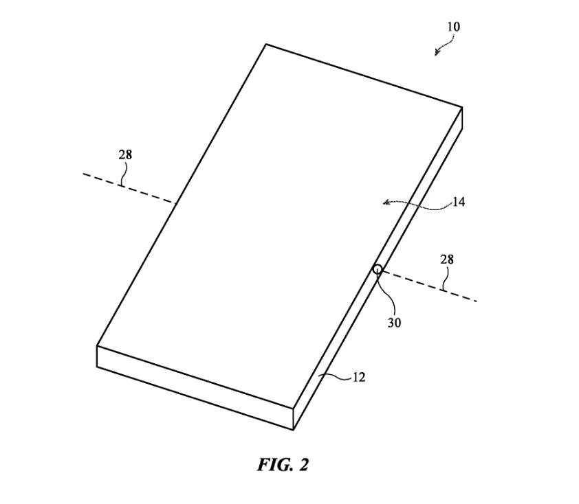 【苹果折叠屏iPhone新专利获批】据美国商标和专利局（USPTO）近日公示的清