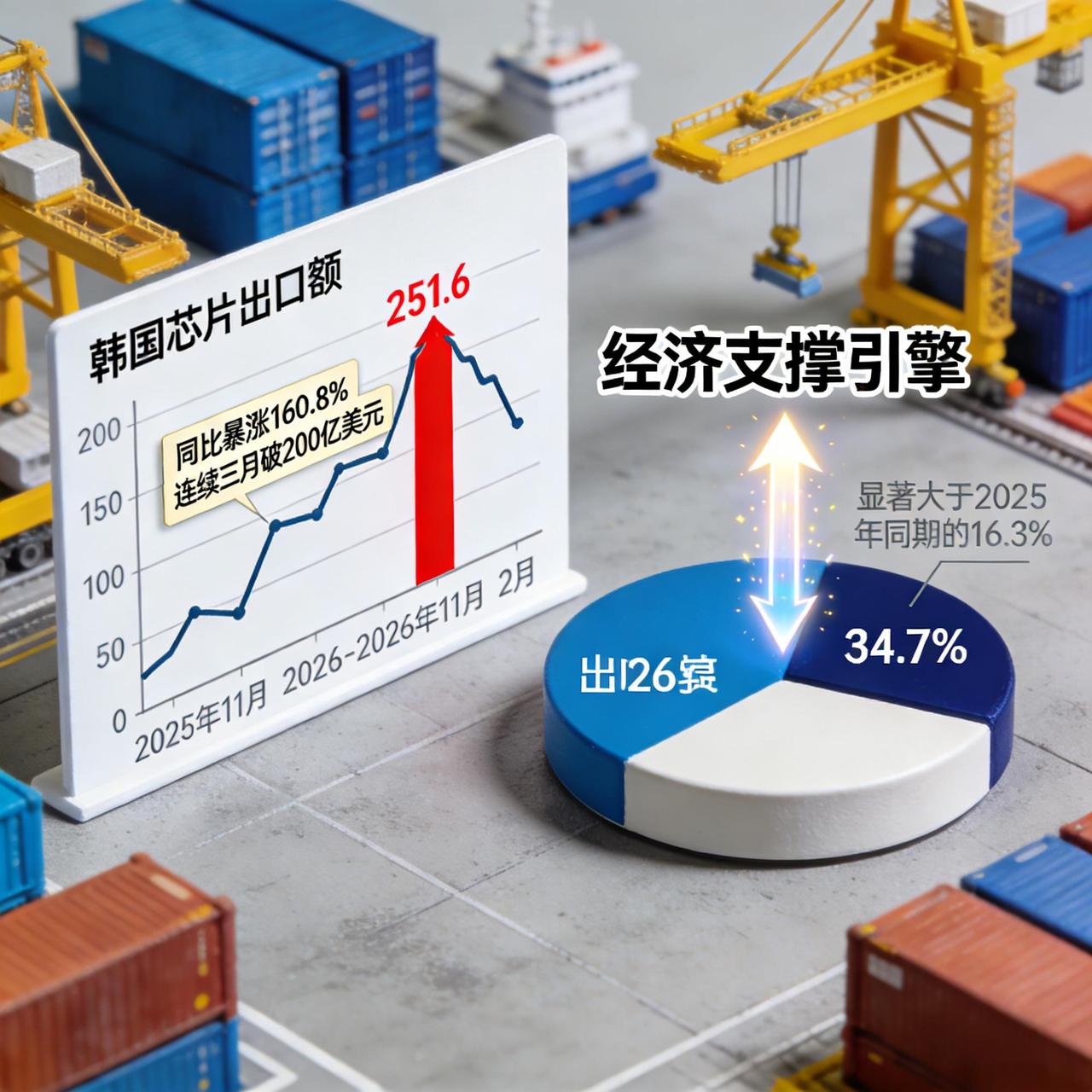 三星、SK海力士的“远见局”：韩国芯片出口暴增，HBM撑起半壁江山

2026年