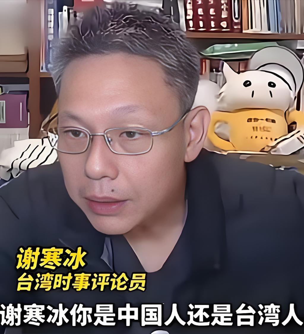 “青鸟”询问谢寒冰是中国人还是台湾人。

谢寒冰顿时发怒，呛声道：“你有病啊，能