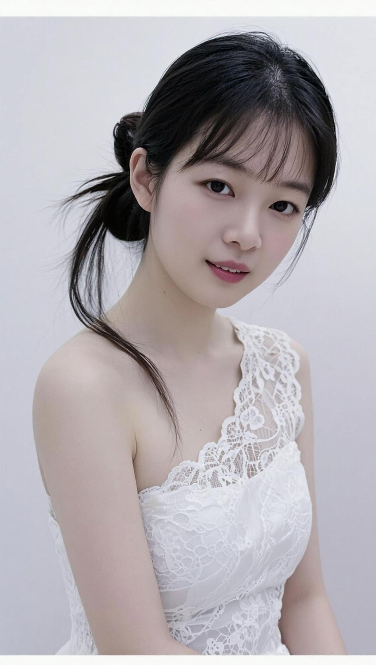 AI少女清新写真 美女穿搭上热门日常分享