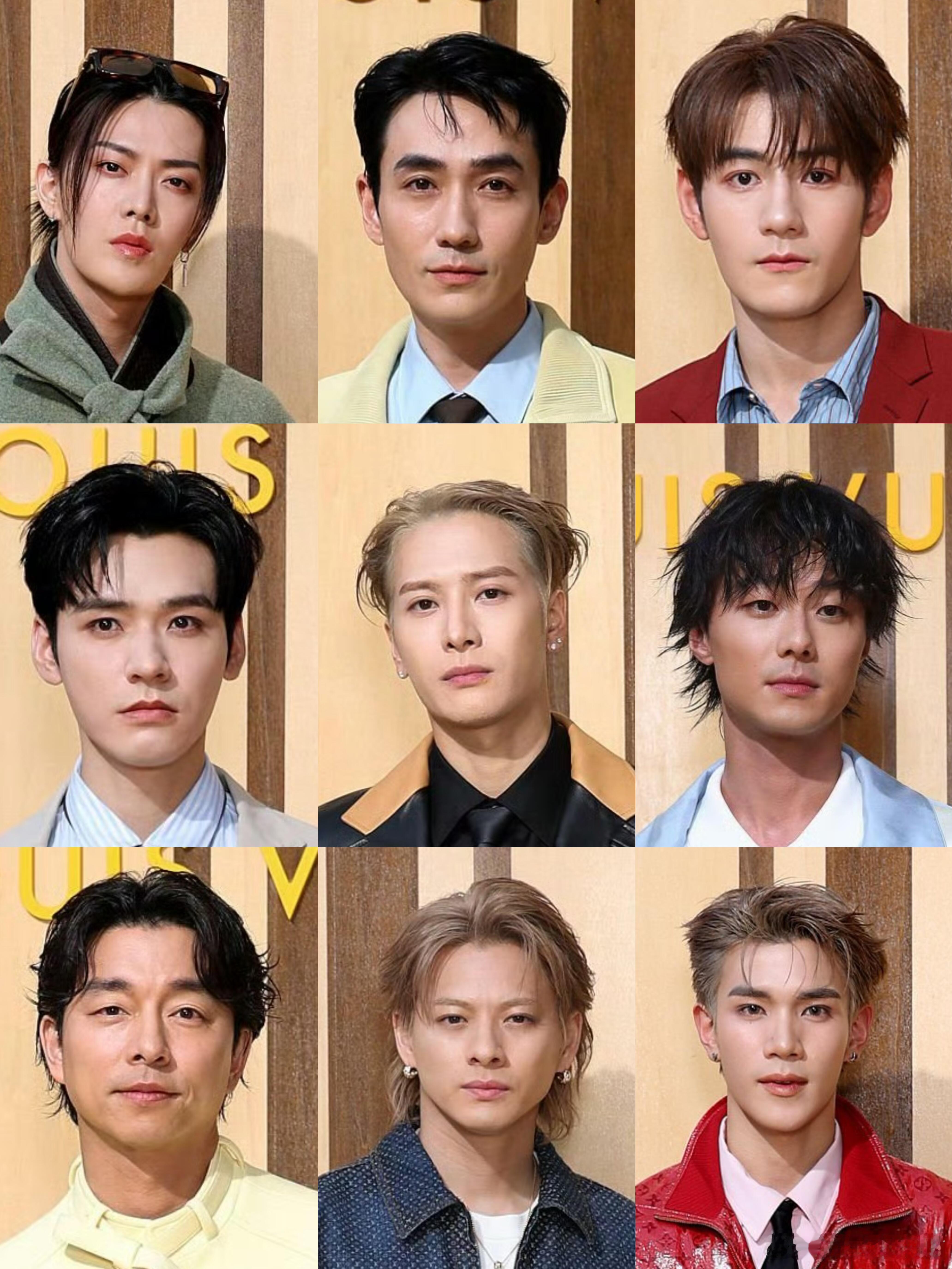 LV大秀男明星生图王嘉尔 、朱一龙 、龚俊 、郑号锡 J-Hope 、孔刘 ….