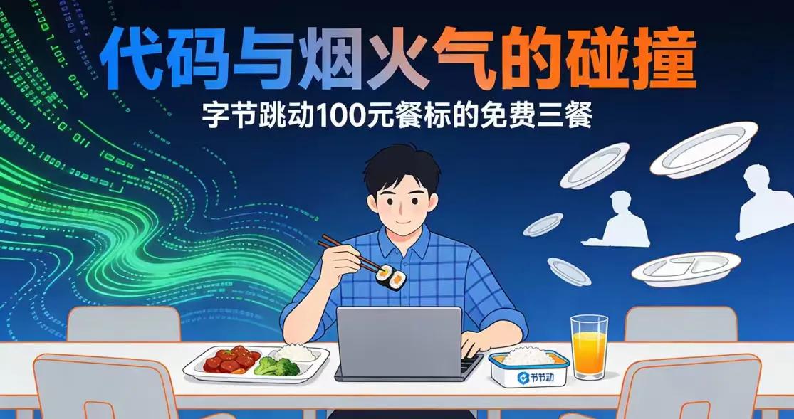 字节跳动“100元免费三餐”神话的AB面：是豪横福利，还是效率枷锁？

在字节跳