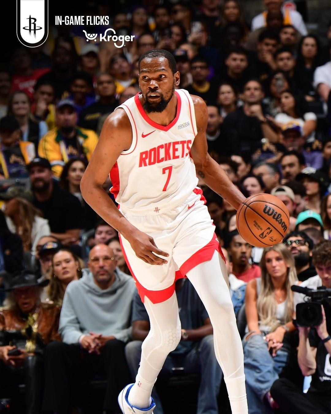 这火箭……我都不知道说啥了杜兰特一下去4分钟不得分啊……nba