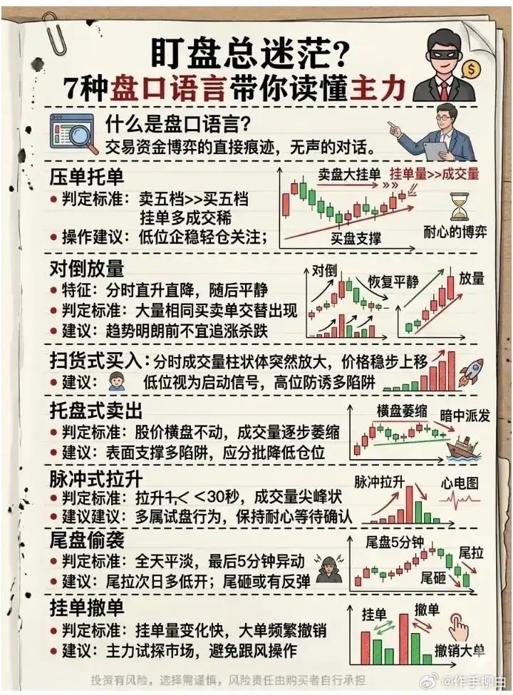 7种盘口语言