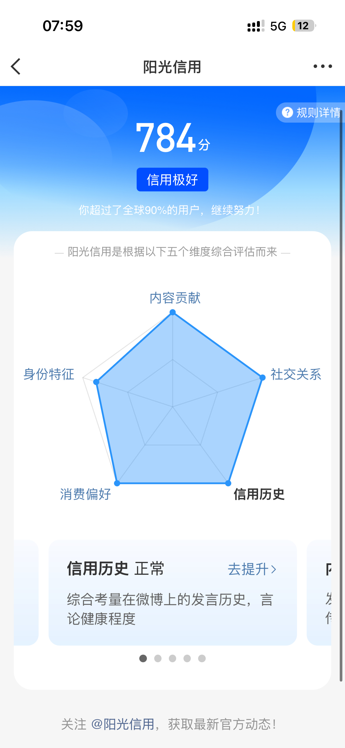 阳光信用  阳光信用 ygxy 极好  784  欢迎宝子们和我快乐互动啦与极好