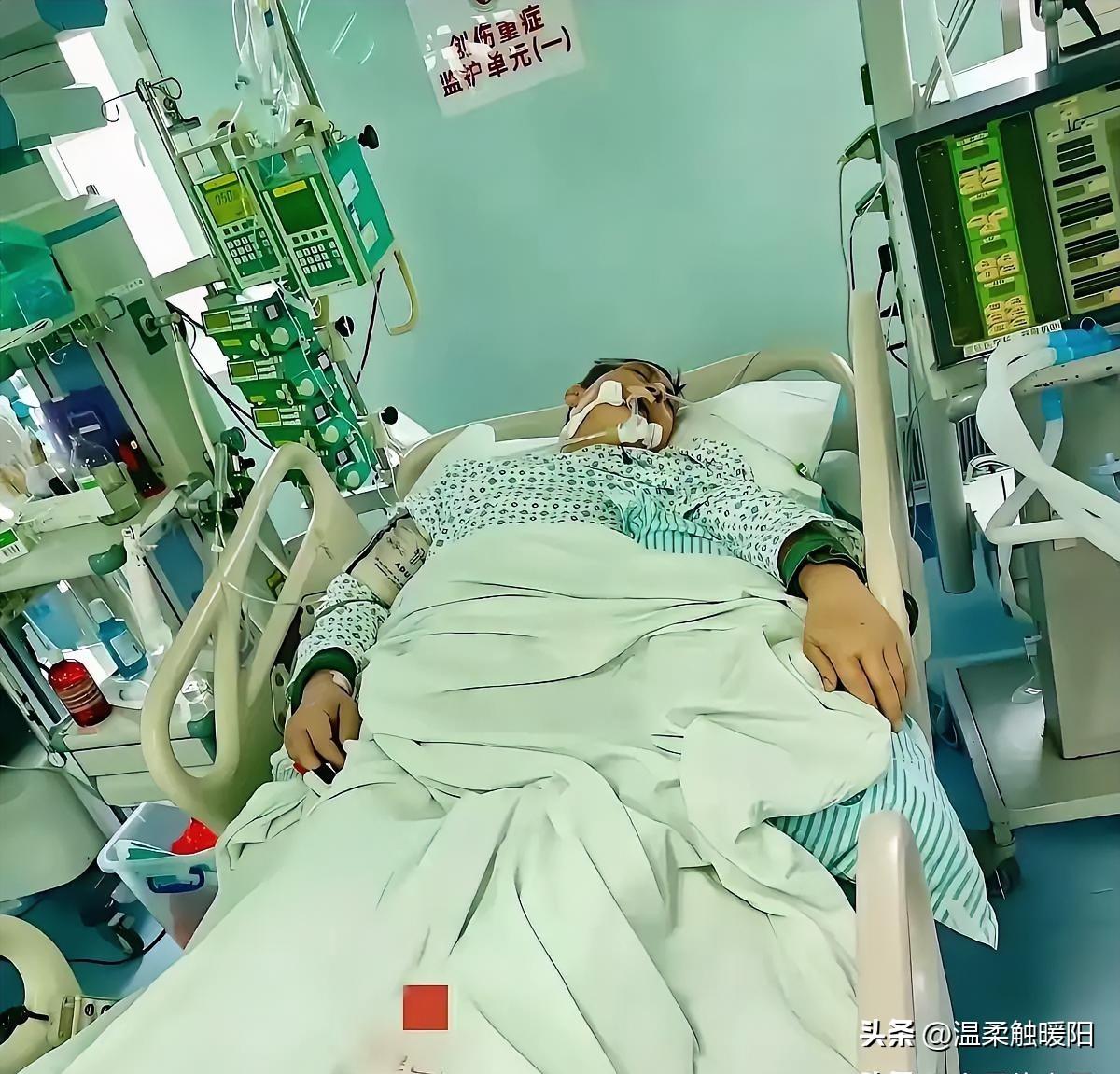 没人味了！上海，男子躺在医院的病床上，已经意识不清，生命已走到了尽头，他的二婚妻