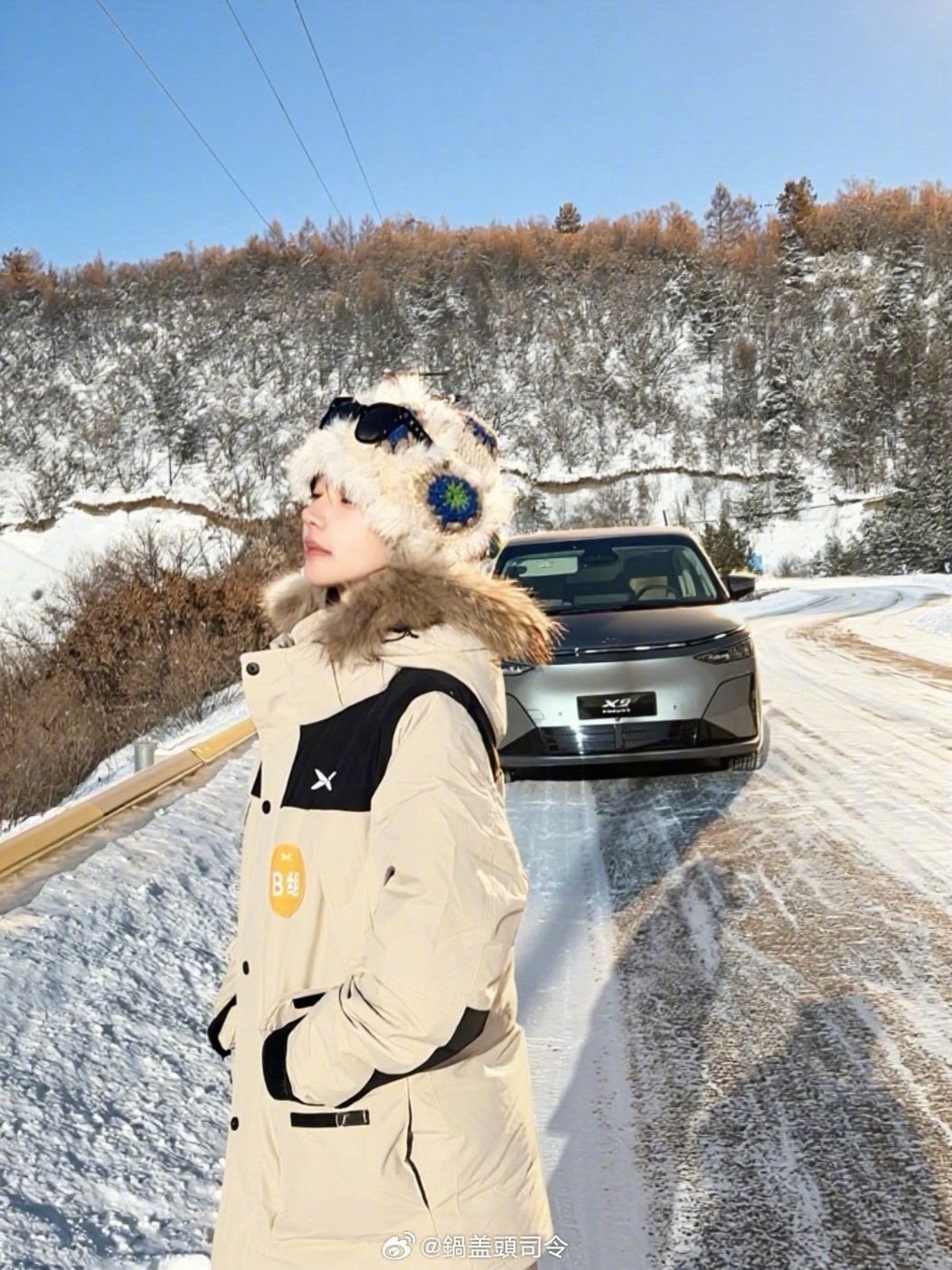 新来的同事小羊前几天去参加#小鹏X9超级增程冰雪体验日#了。羡慕啊，我也想去感受