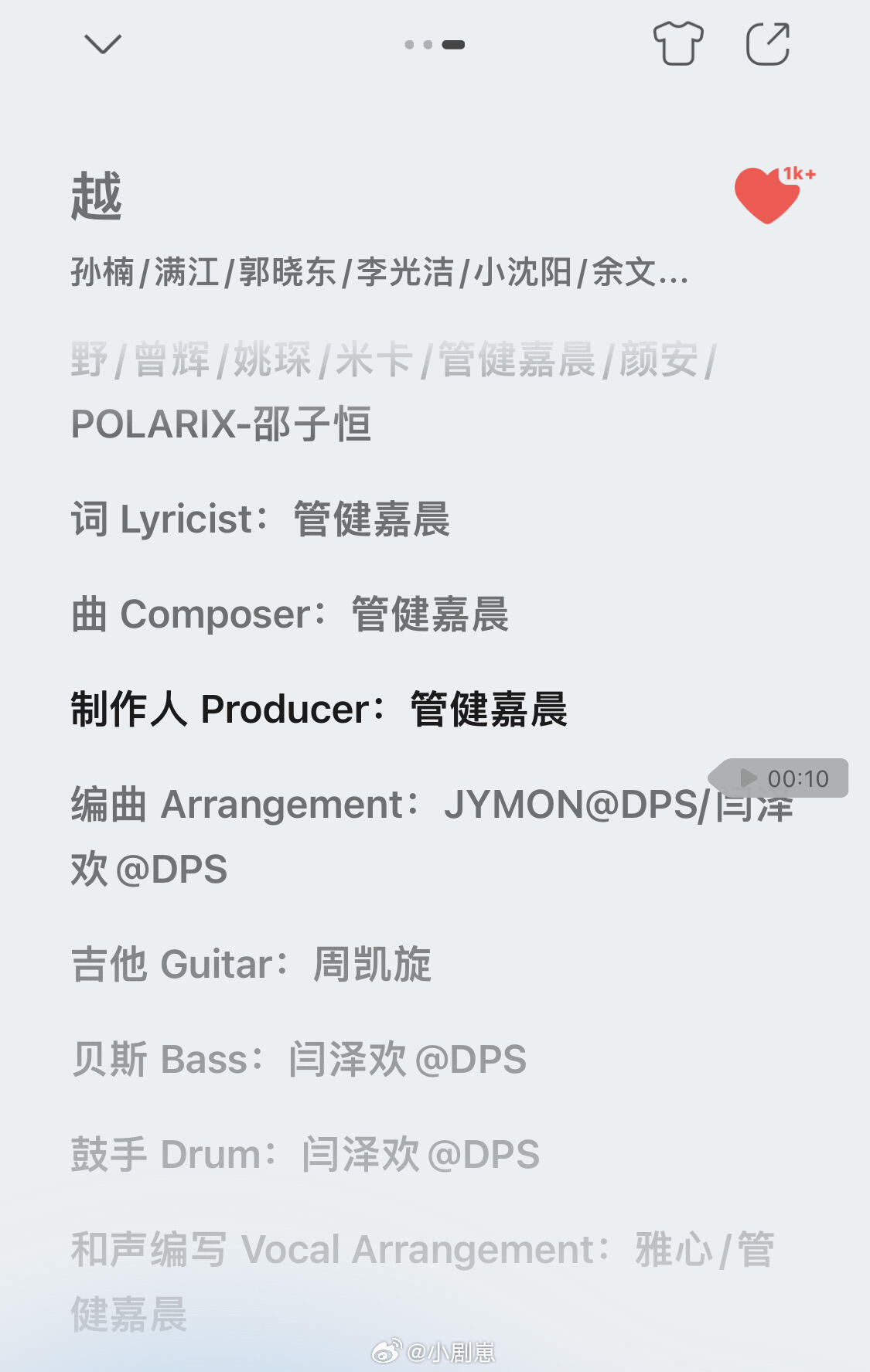 披荆斩棘[超话]披荆斩棘2026主题曲《越》就这个管健嘉晨🐮🍺！词曲都是自家