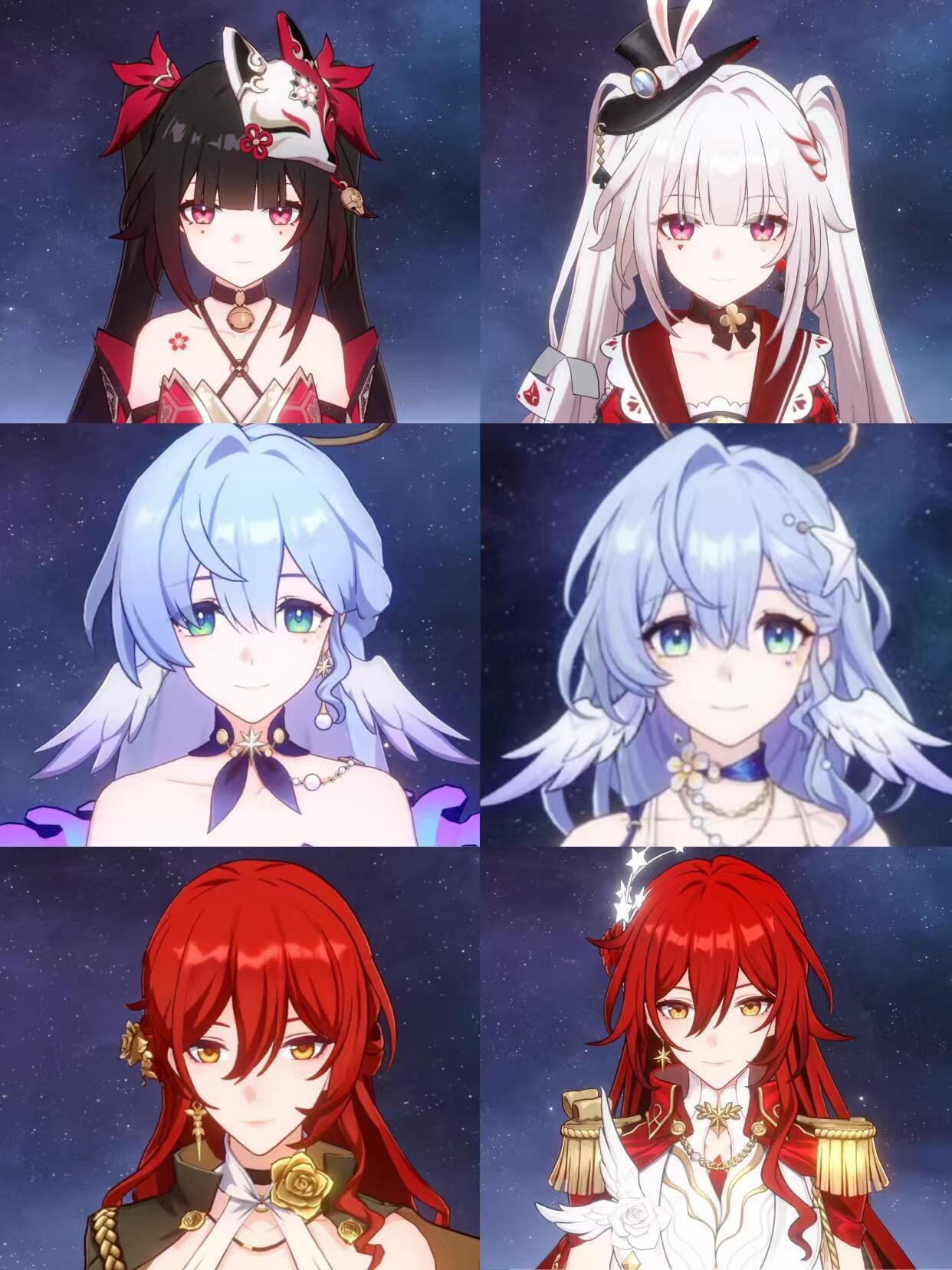 🍒崩坏星穹铁道星穹铁道日常我的元气假期 🍒盘点星铁女角色的sp建模感觉女角色