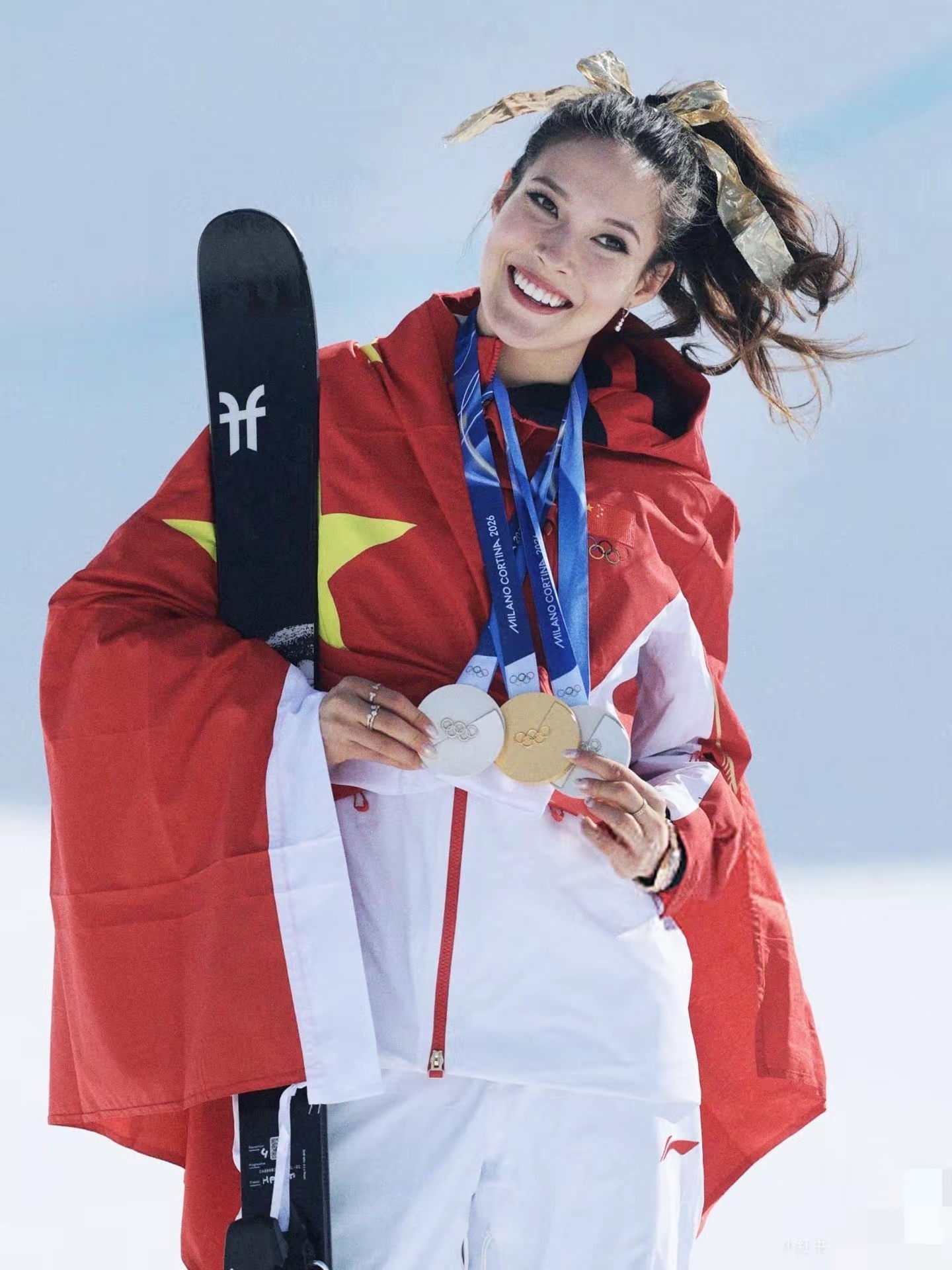 谷爱凌回应冬奥神图出圈 从自己眼神里看到王者！这才是顶流运动员该有的模样：清醒、