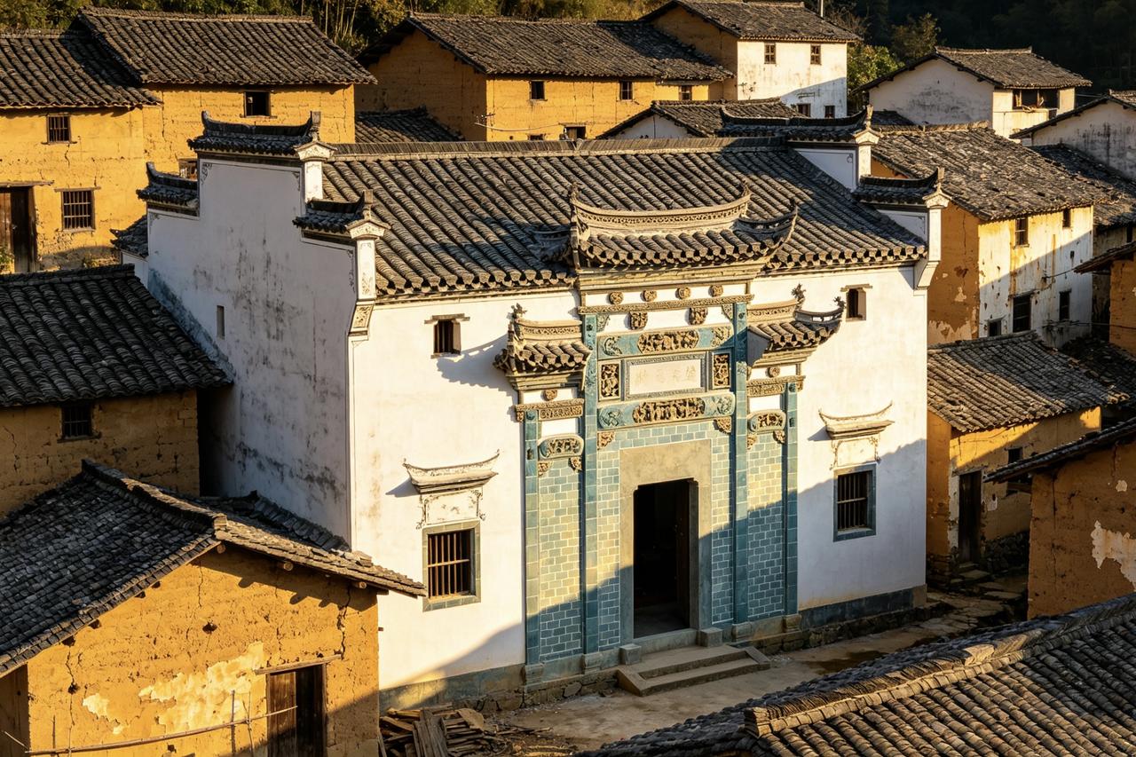 我发现现在不少村里出来的孩子有点出息了就喜欢回村翻修老房子，内部我是没看到什么样