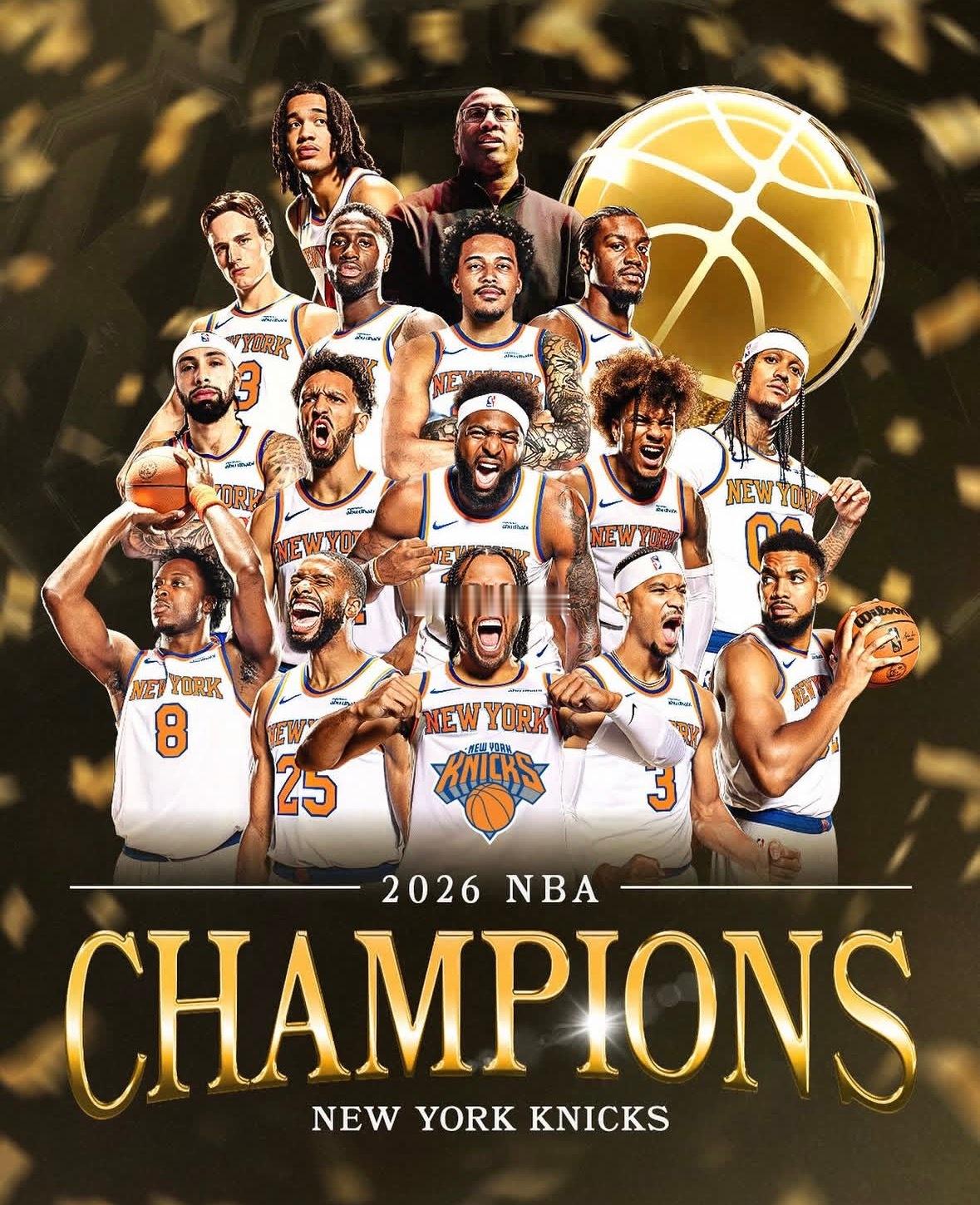 尼克斯NBA总冠军布伦森fmvp 恭喜尼克斯时隔半个世纪夺冠！！！！马刺全队还是
