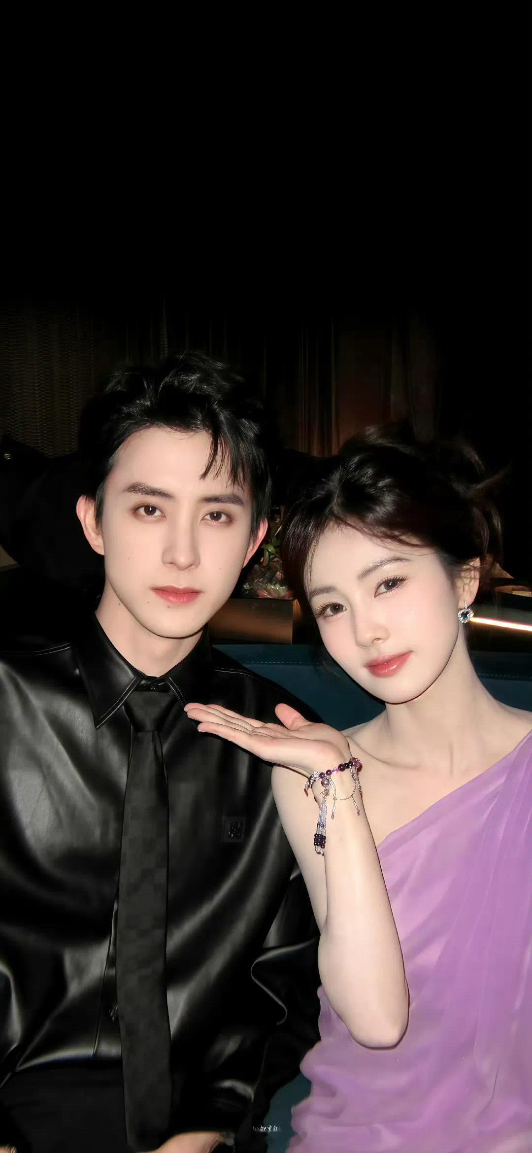白鹿 ×敖瑞鹏｜白烁×梵樾「壁纸」瑞思白好般配💕  白月梵星冲冲冲💜 瑞思白