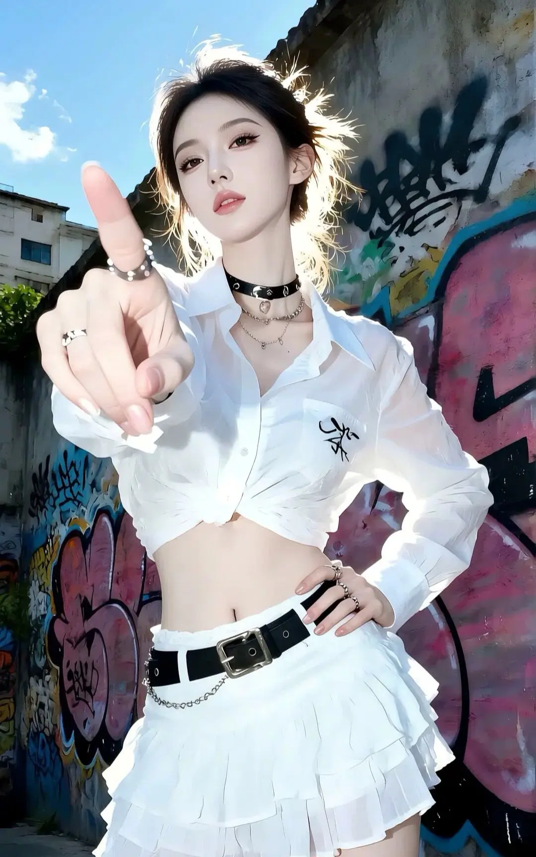 性感女神 氛围感拍照