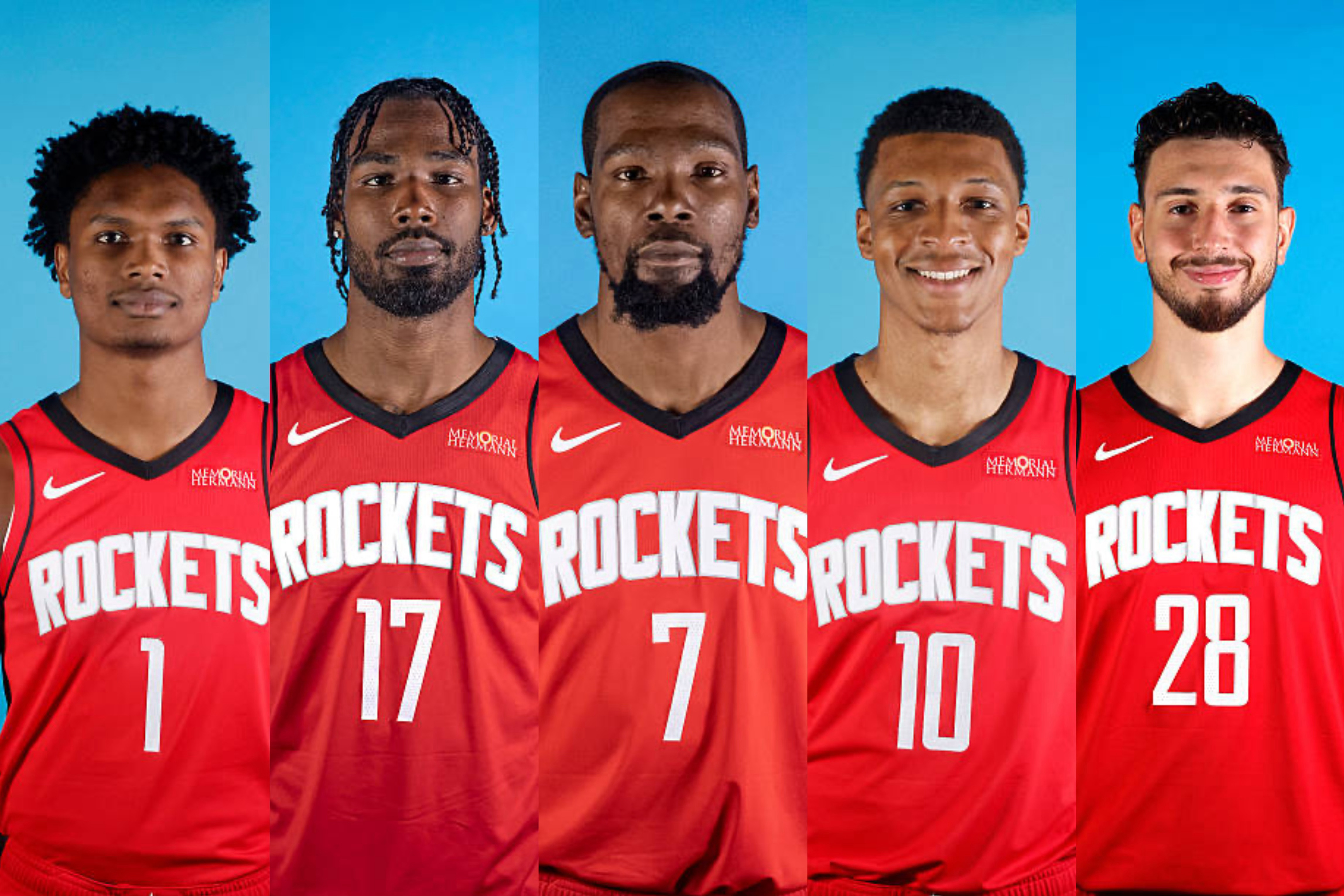 一触即发，谁能结束连败？火箭首发：阿门，伊森，杜兰特，史密斯，申京湖人首发：东契