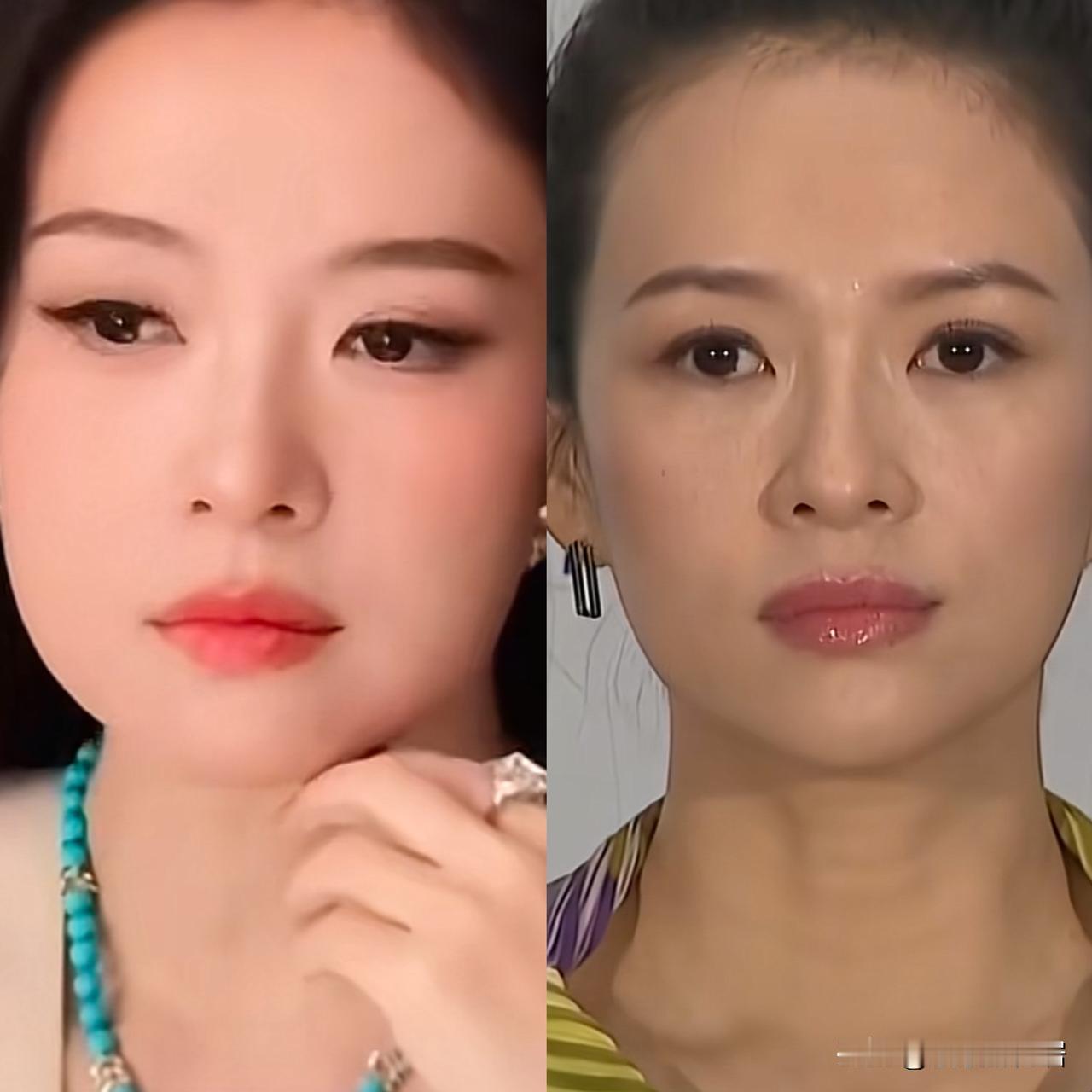 我发现她是真的不一样了！
有些网友还不信，
你们仔细看看，总觉得哪里不对劲还说不