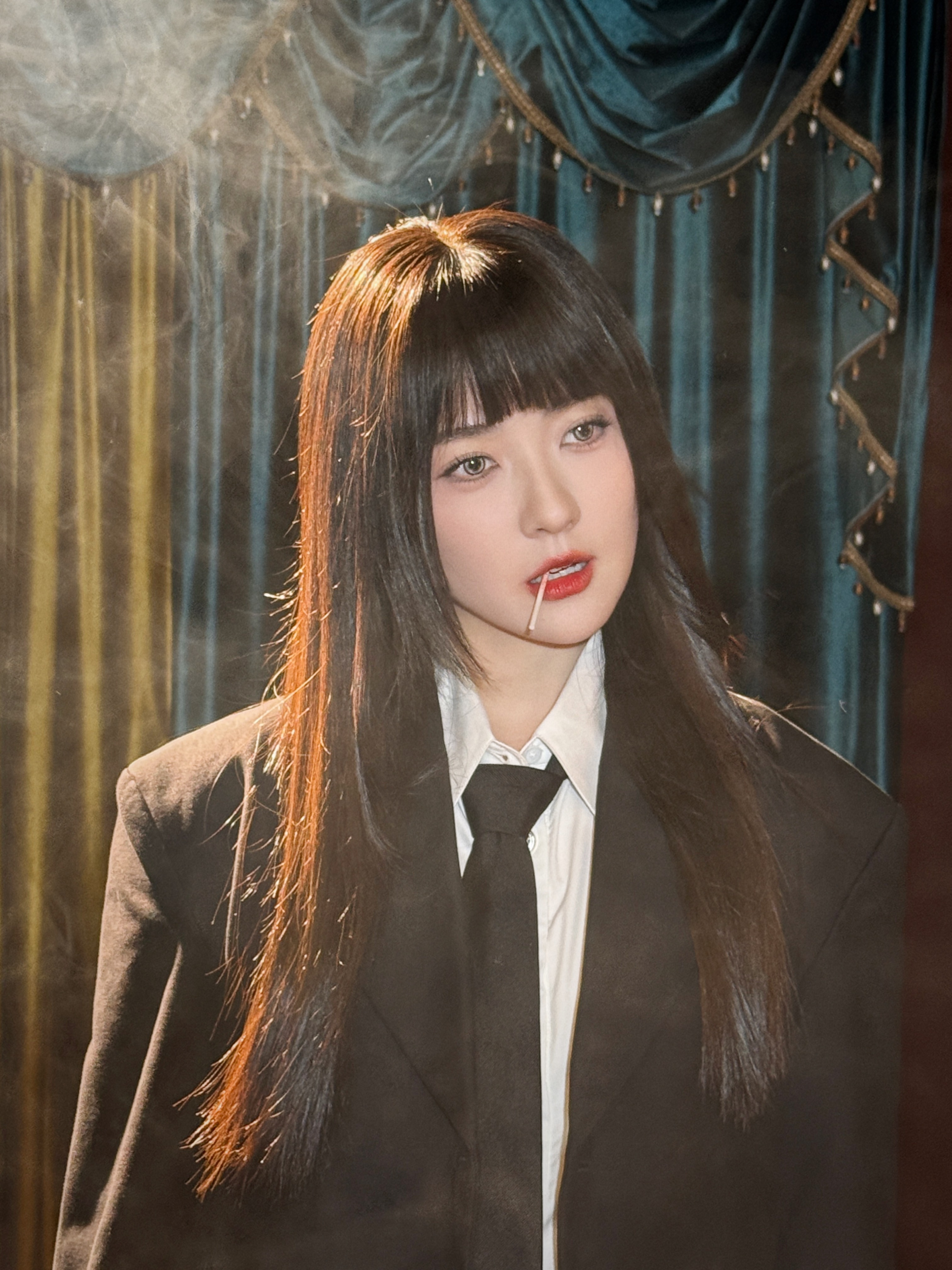 梁洁新妆造看看～黑长直公主切🖤姐也很适合白切黑🥺 ​​​