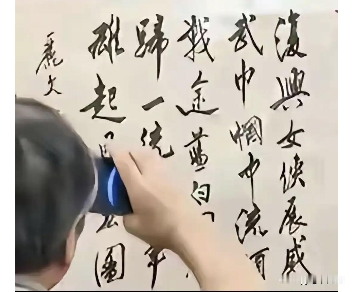 如果这幅字是出自郑丽文之手，她在大陆也妥妥算得上一位书法家！