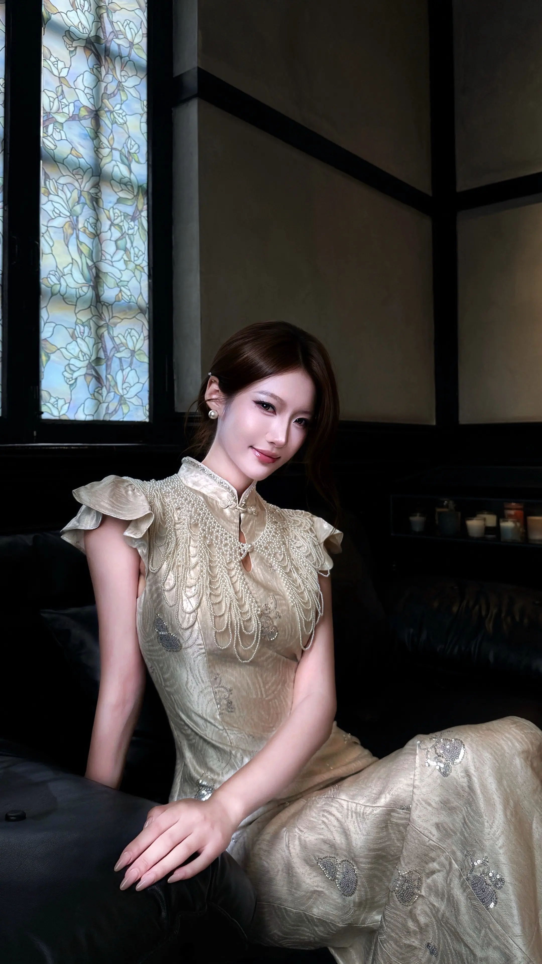 媚 明媚的媚 妩媚的媚。