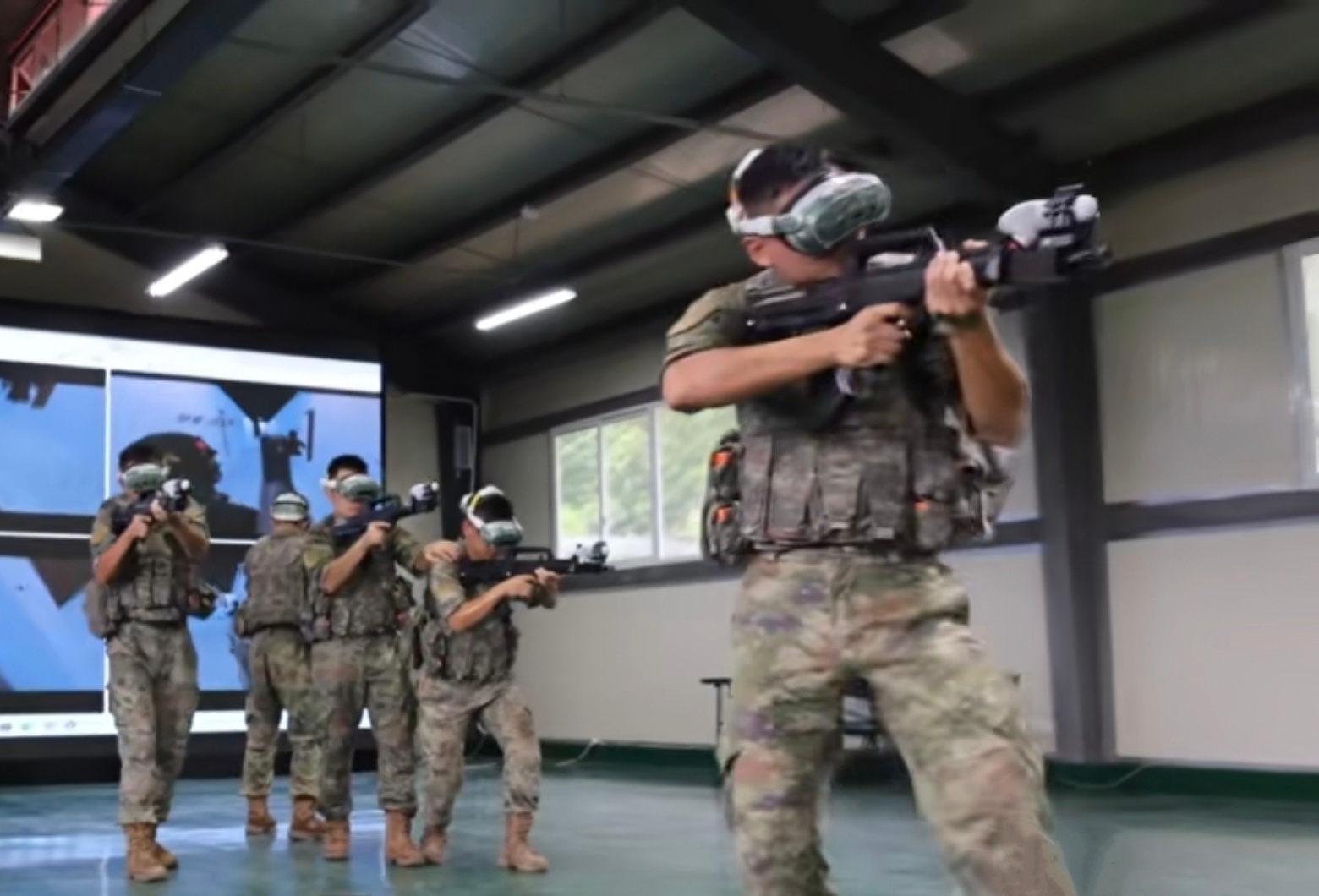 使用VR系统练战术 ​​​