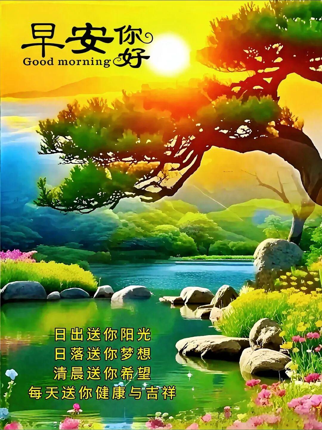 ☀️清晨的光是重启键，勇气已充值。你坚持的东西，终会以温暖的方式回馈你。无需羡慕