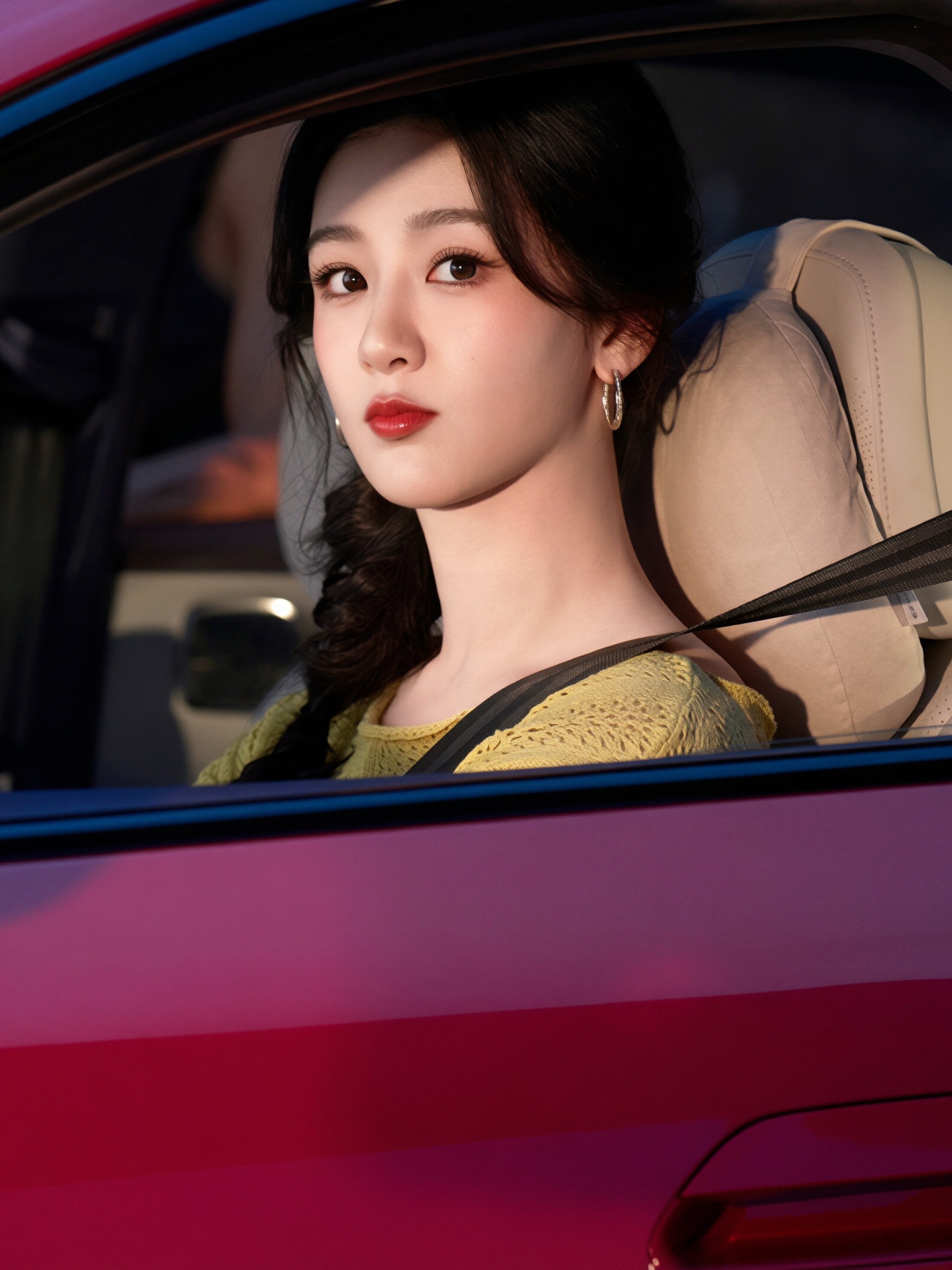 杨紫 [流鼻血]这位美女想让我坐她副驾[哈哈] ​​​
