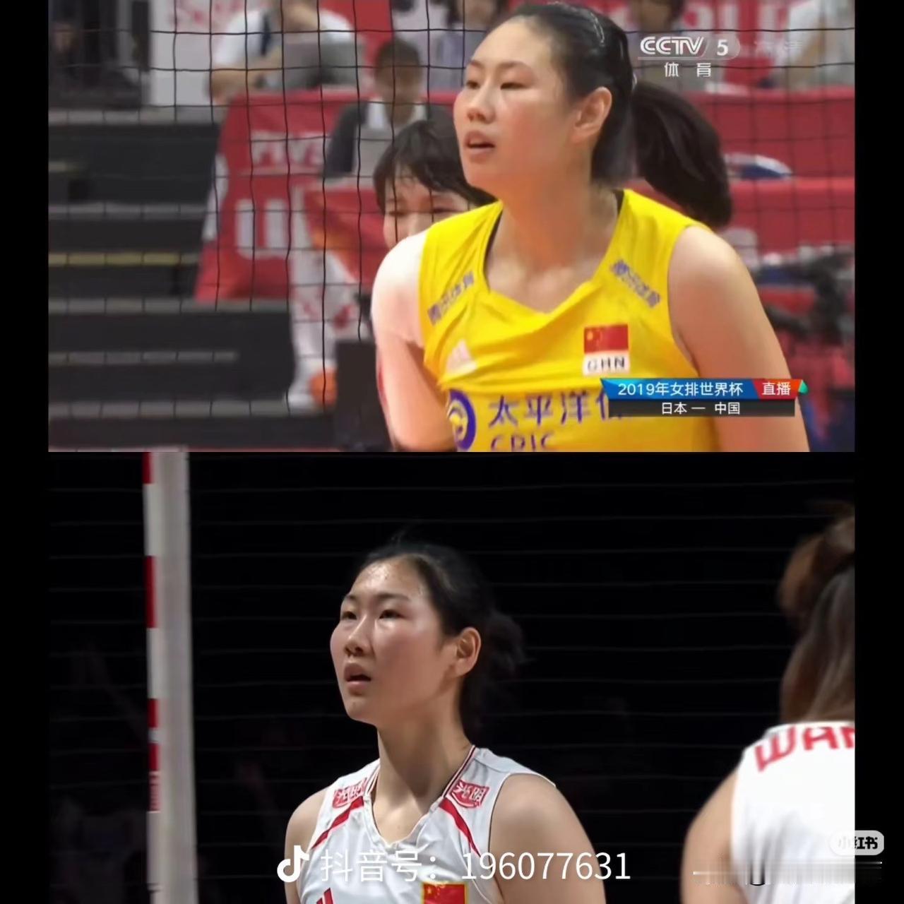 李晨瑄拦网后这转身，完全就是颜妮附体了！瞧这气质，这眼神完全就是小颜妮！在李晨瑄
