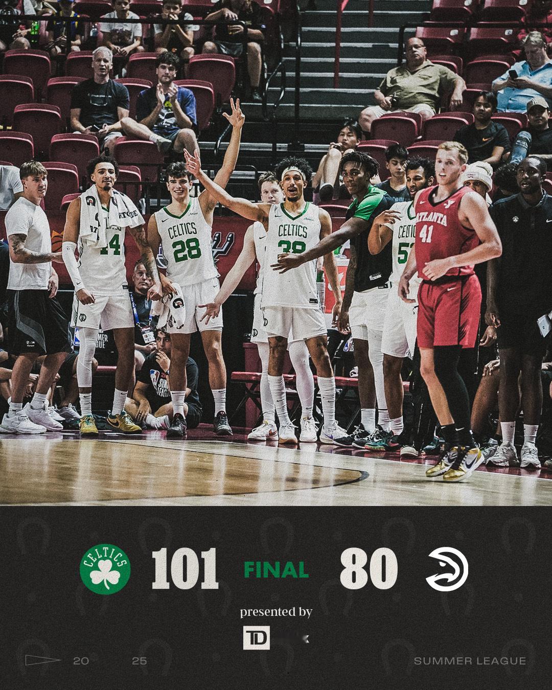 用一场胜利结束夏季联赛征程💪BLEEDGREENNBA夏季联赛波士顿凯尔特人[