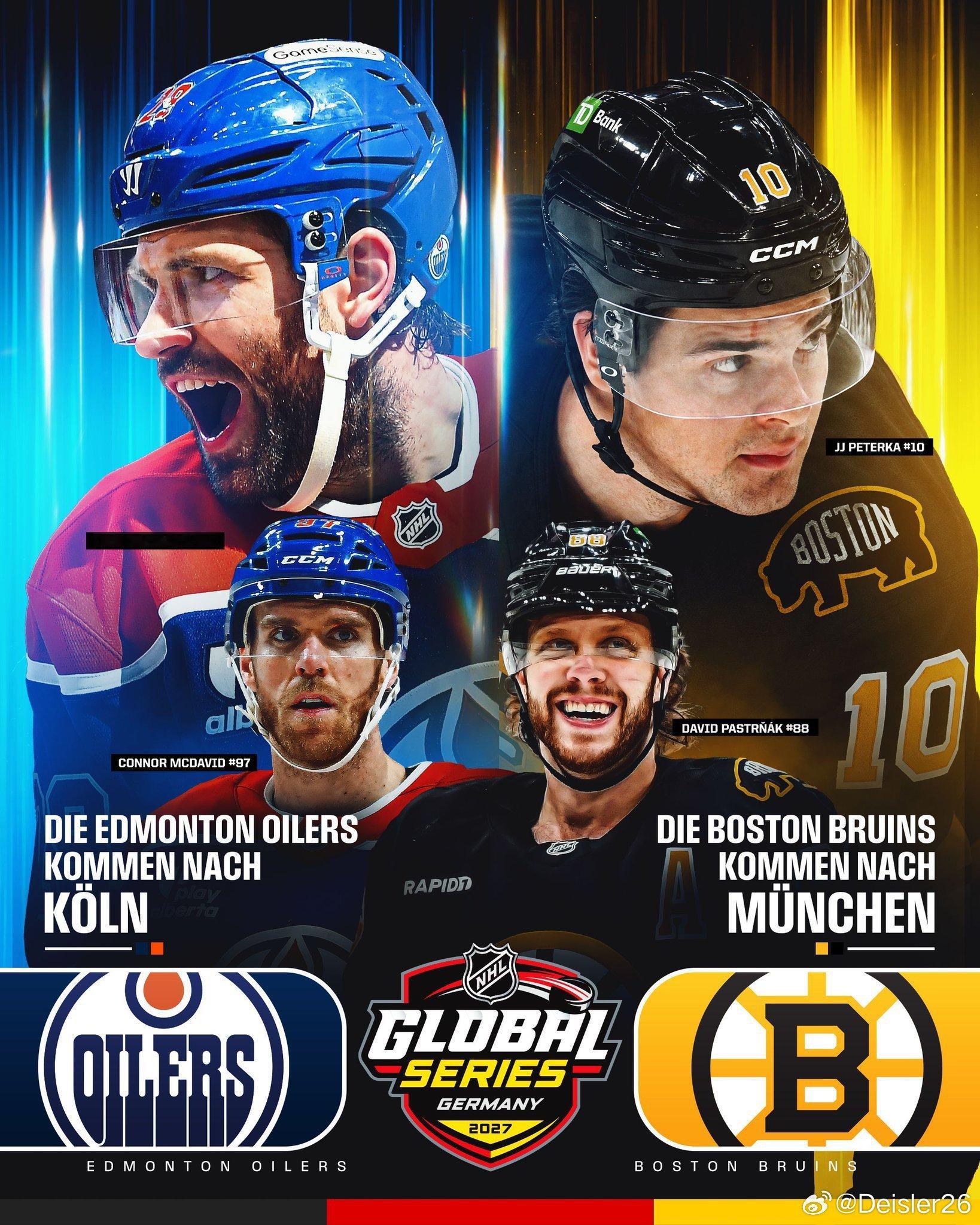 🚨拜仁慕尼黑足球俱樂部已與北美國家冰球職業聯盟（NHL）達成合作🇩🇪🇺?