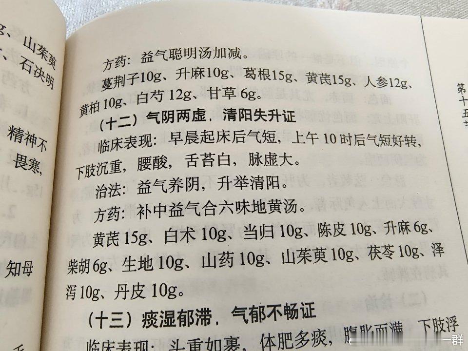虚劳人太多，早上起来没精神，上午气短乏力，腰酸背痛，下肢沉重，早服补中益气丸，晚