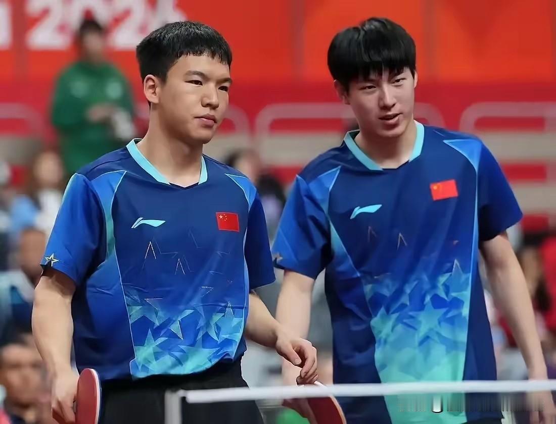 乒乓球亚运会男双半决赛：中日大战
温瑞博/向鹏🇨🇳2-0张本智和/筱塚大登?