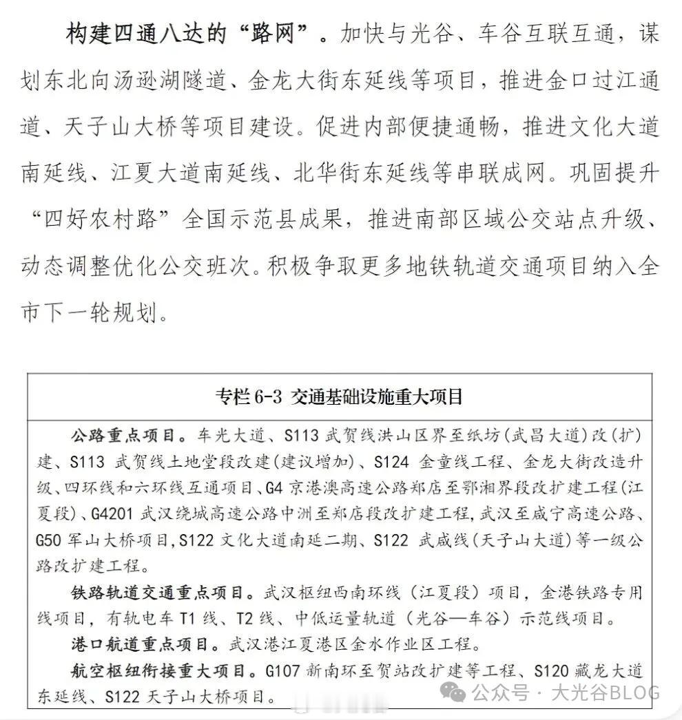 江夏区十五五规划出炉，多条通道、轨道项目纳入蓝图近日，武汉市江夏区国民经济和社会
