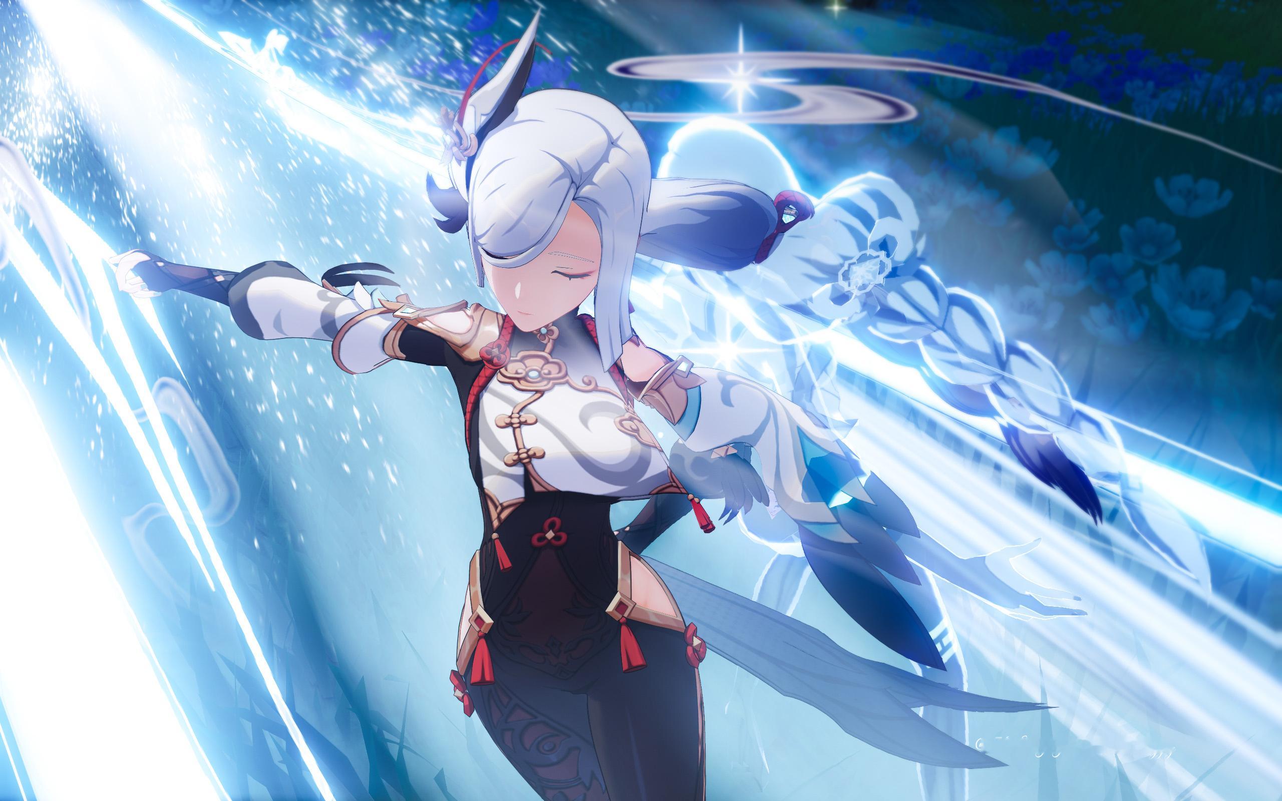 #原神[超话]##原神4.7版本##原神4.7版本二创# 原神摄影 · 寒冰变神
