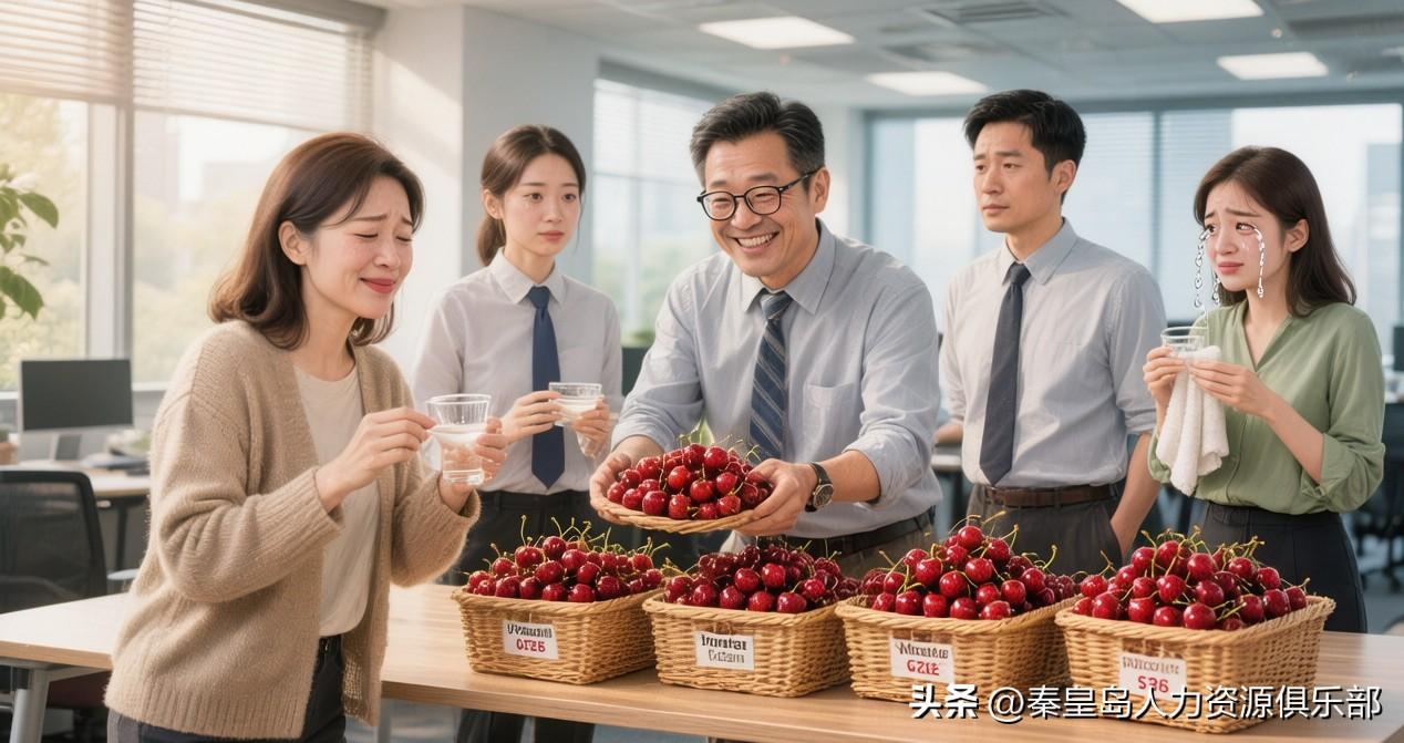 真是应了那句话，职场上有时候一箱水果就能看清好多事儿。我们办公室老李离职那天，就