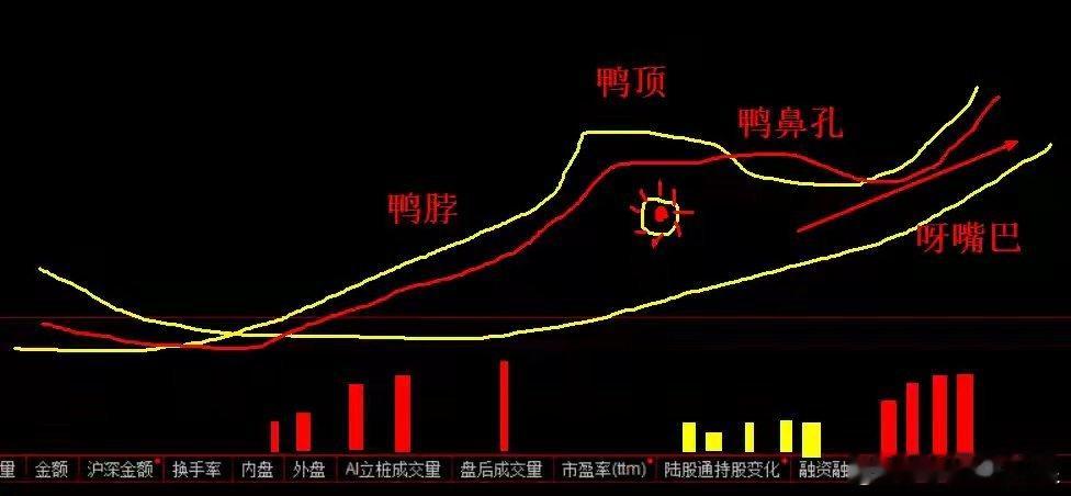 老鸭头形态：趋势股二波主升神器，看懂这个信号，轻松抓波段大涨做短线的朋友，应该都