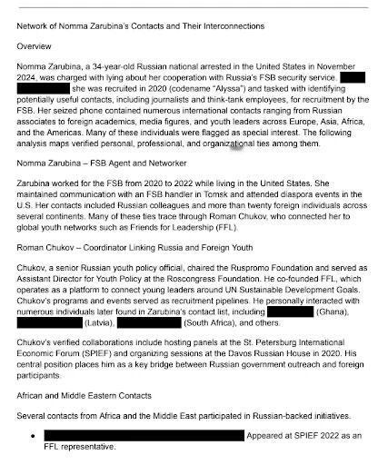 泄露文件显示，俄罗斯正在运作一套跨洲运转的软实力与情报影响网络，规模从欧洲、非洲