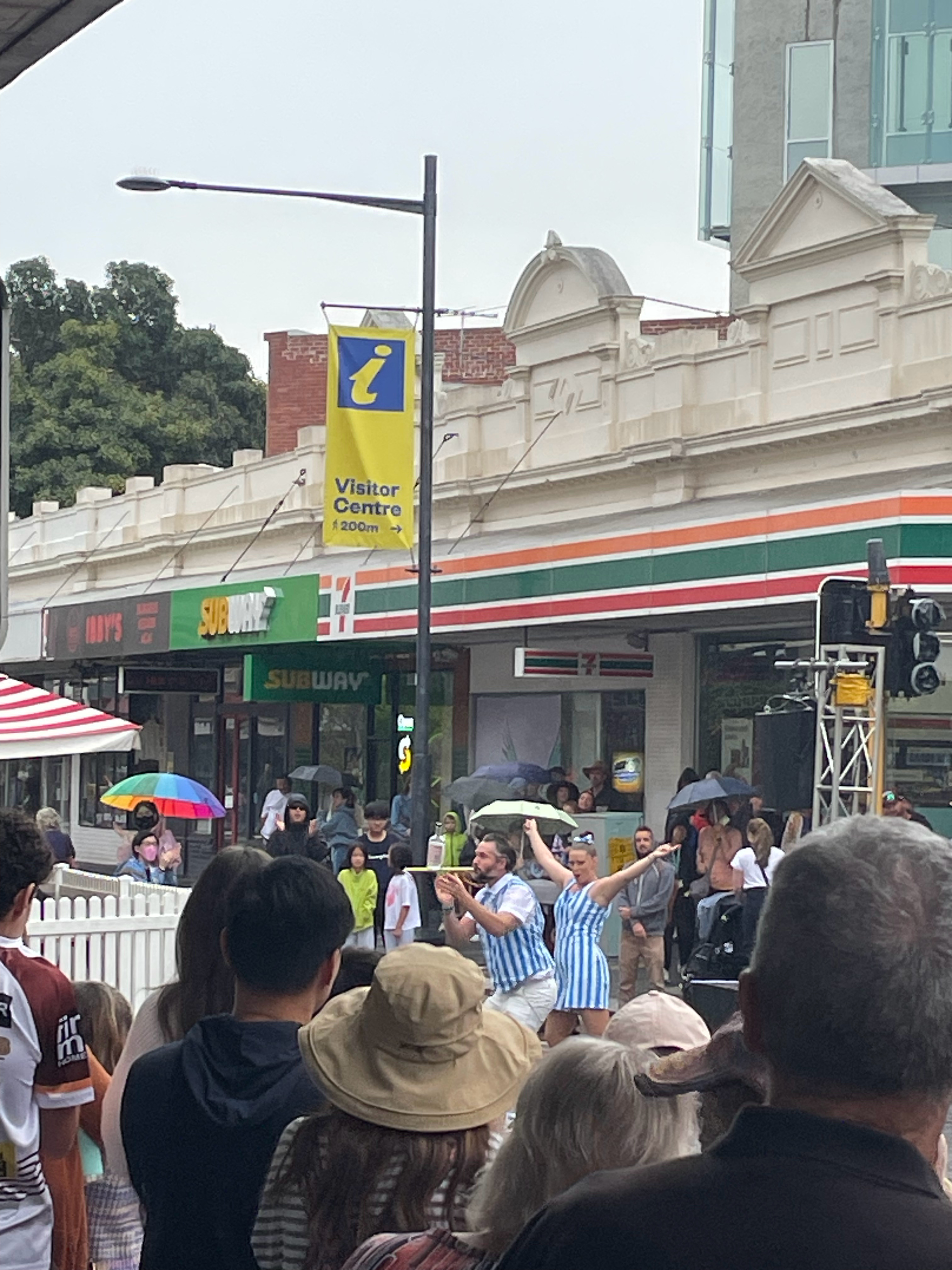 假期最后一天，冒雨出来走走 