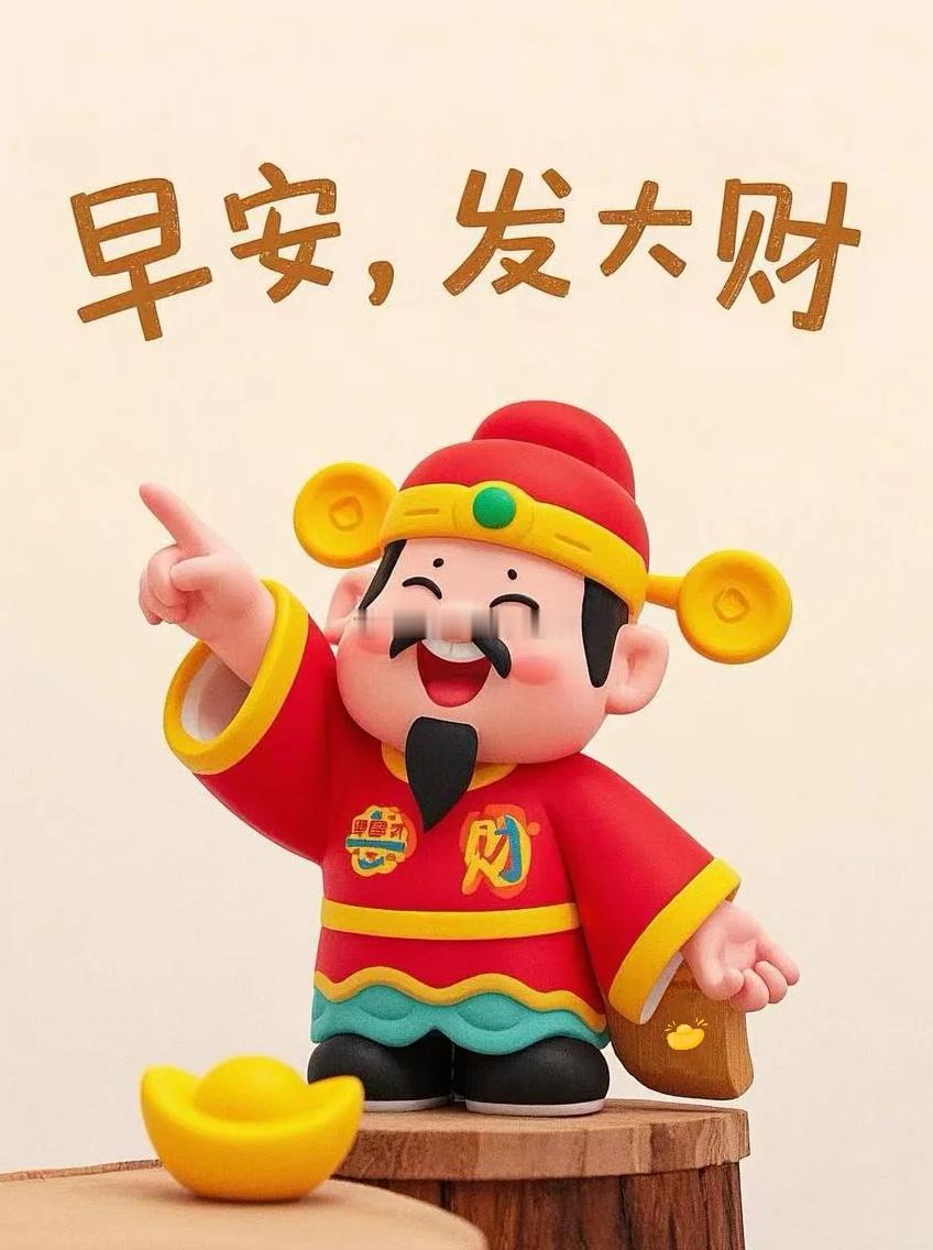 周一 早安！每一个清晨都是新的起点，也是财富积累的开始。愿大家在今天的拼搏中，收