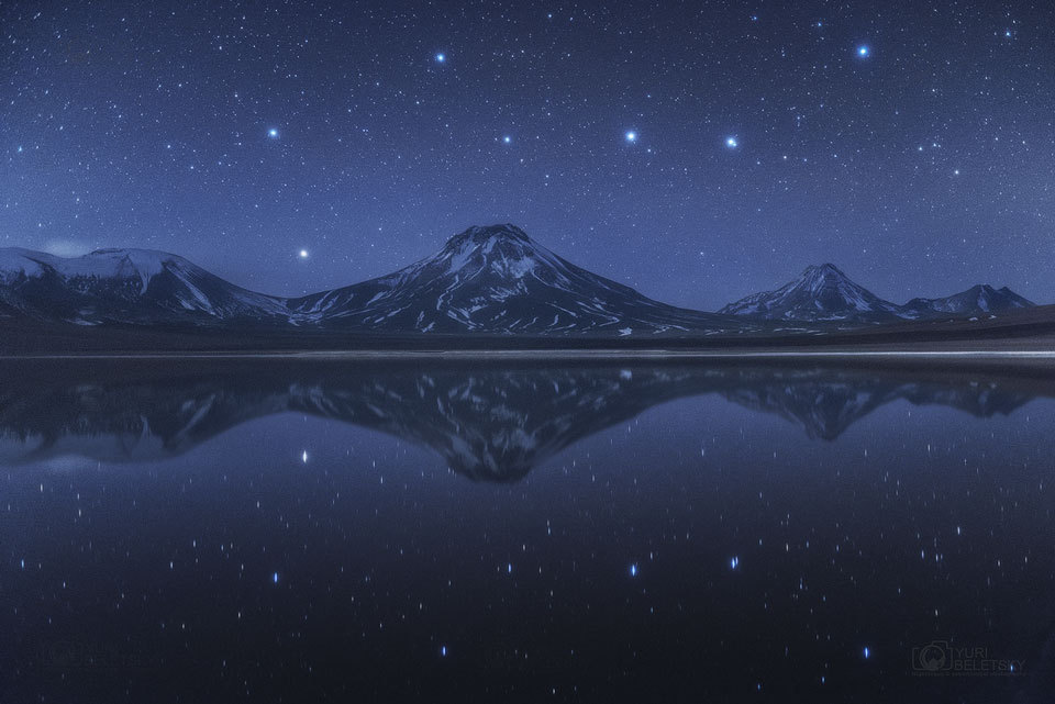 #每天一天文图# 智利火山与北斗七星 ​​​